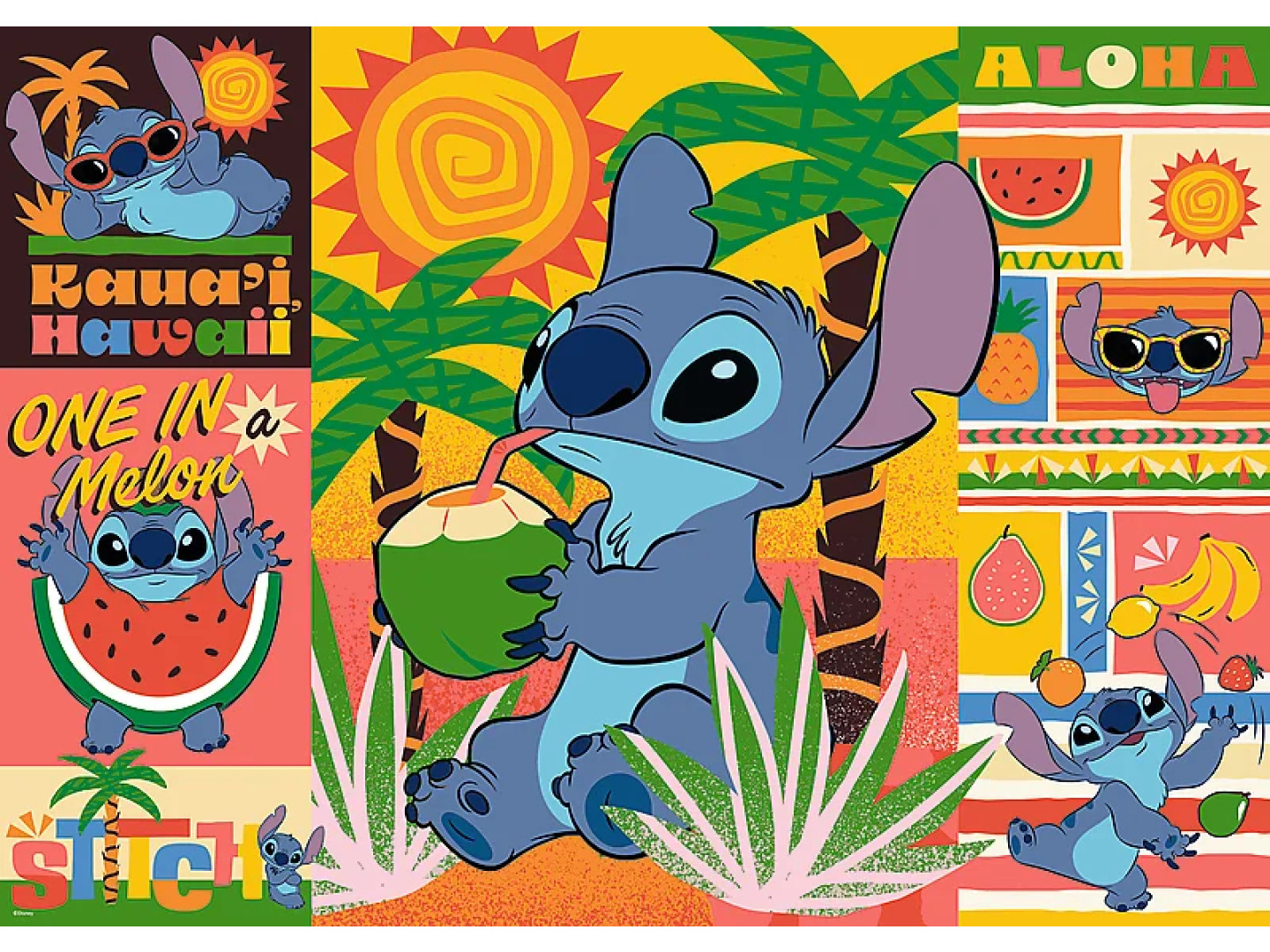 Пазли (8 +) Trefl "500" Lilo&Stitch Канікули зі Стічем (74834) — фото 2