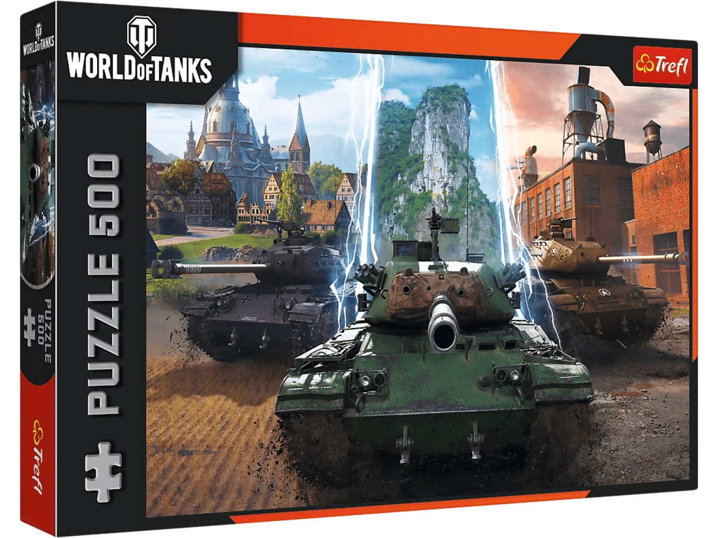 Пазли (8 +) Trefl 500 World of Tanks Час діяти (5900511375350) — фото 1