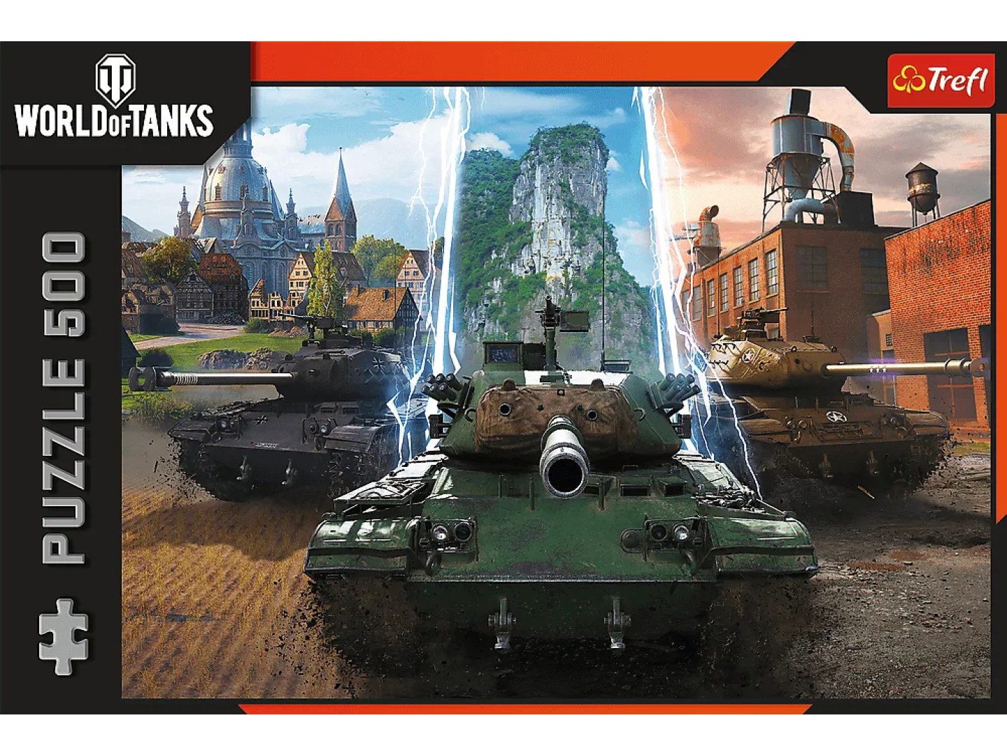 Пазли (8 +) Trefl 500 World of Tanks Час діяти (5900511375350) — фото 4