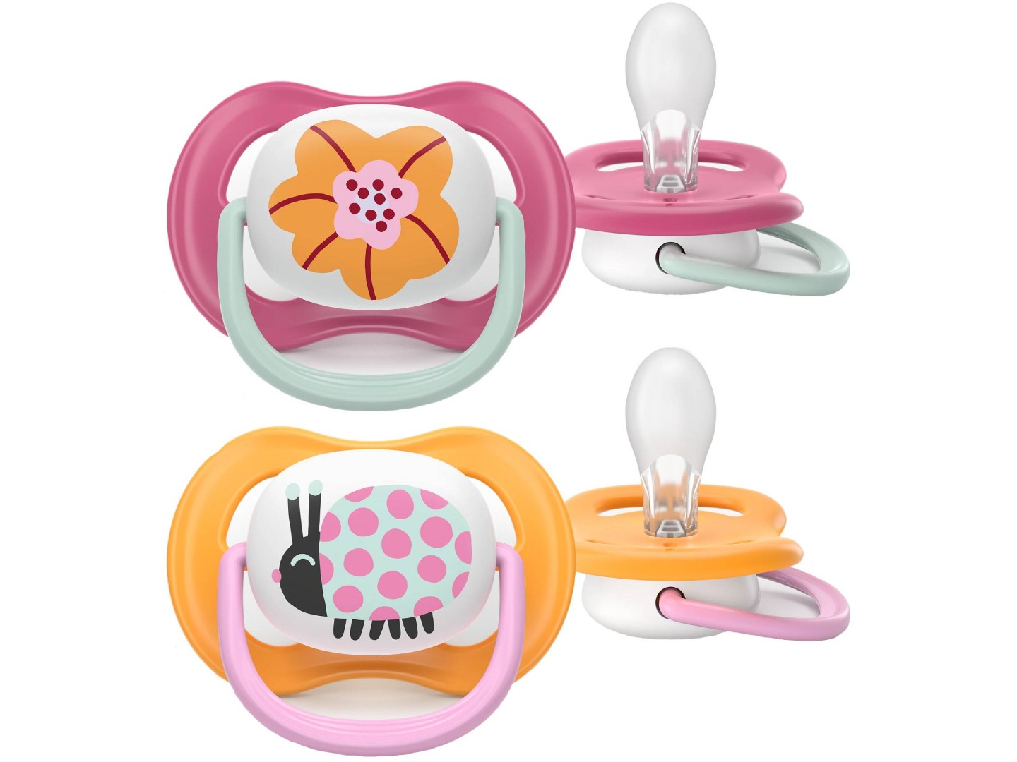 Ортодонтична пустушка Philips Avent Ultra Air, 6-18 міс. (SCF080/27) — фото 1