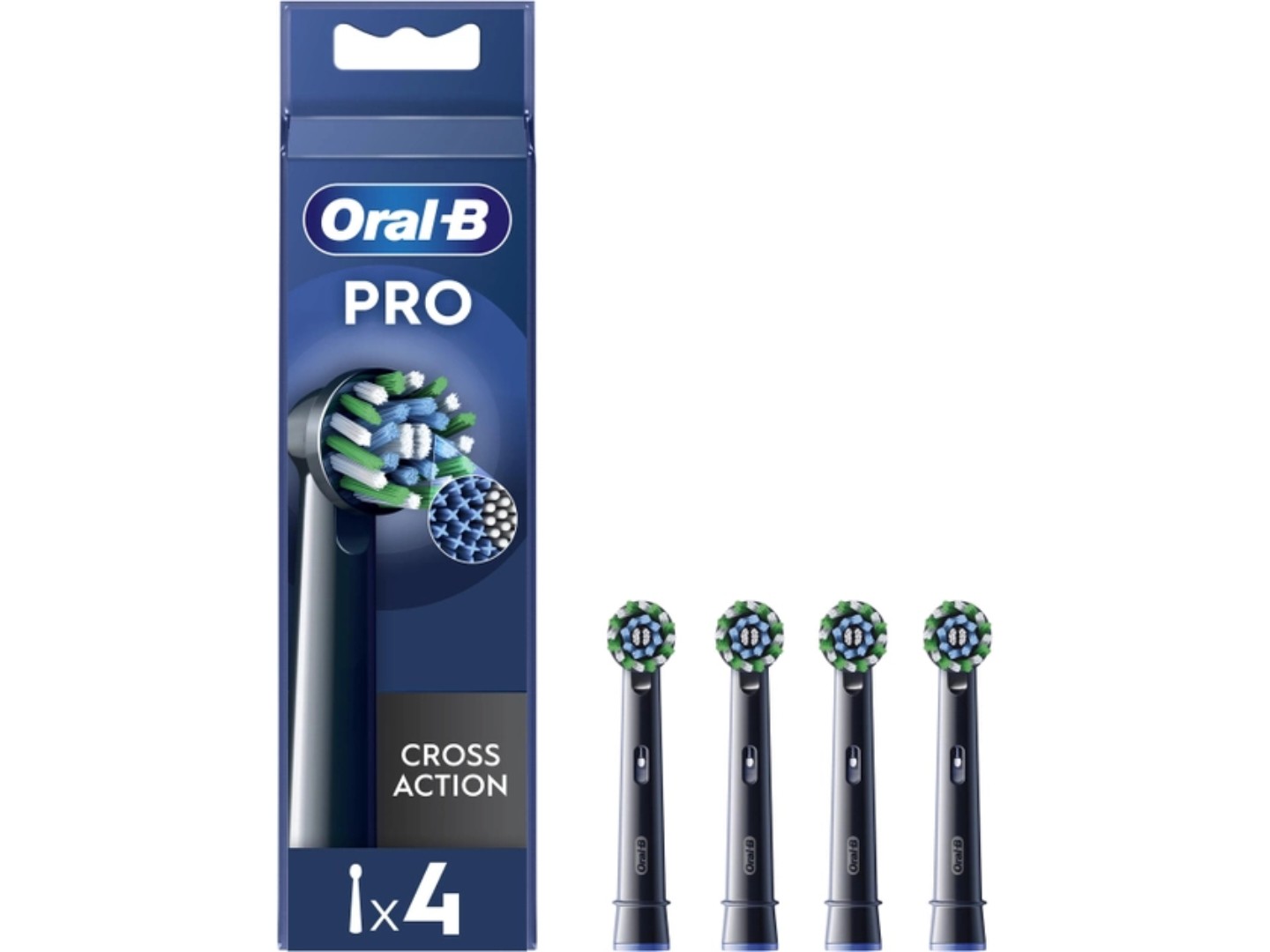 Насадка для зубної щітки Oral-B Braun Cross Action EB50BRX 4 шт — фото 1