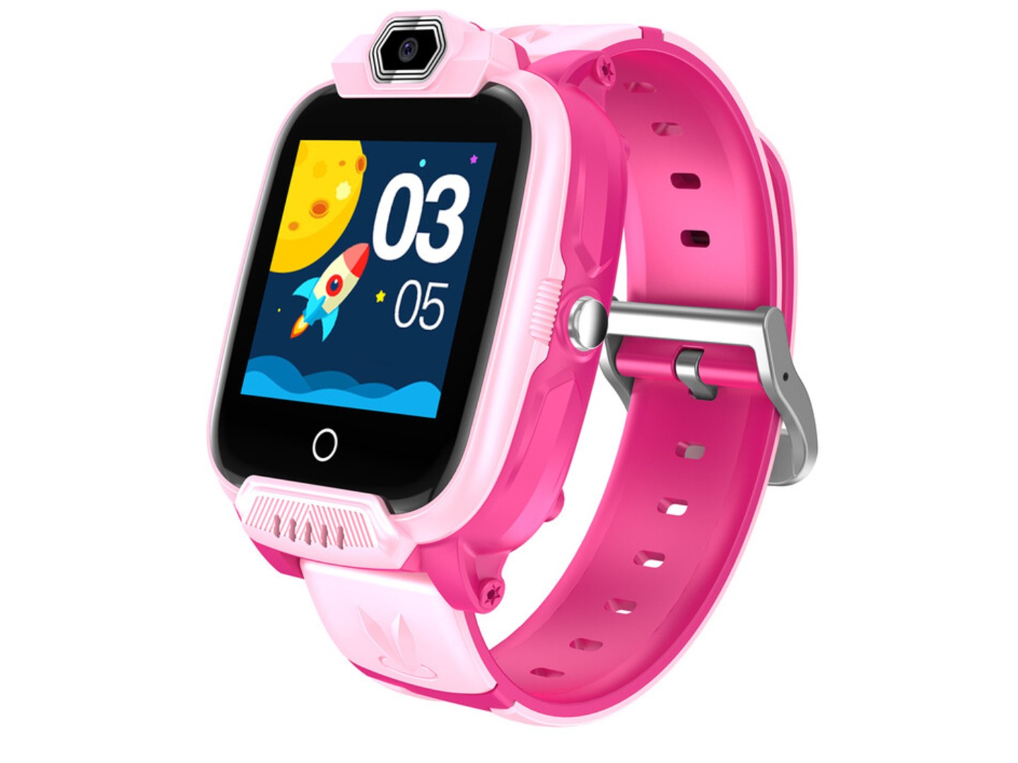 Дитячий годинник Canyon Jondy KW-44 Kids 4G Camera GPS WiFi Music Pink (CNE-KW44PP)