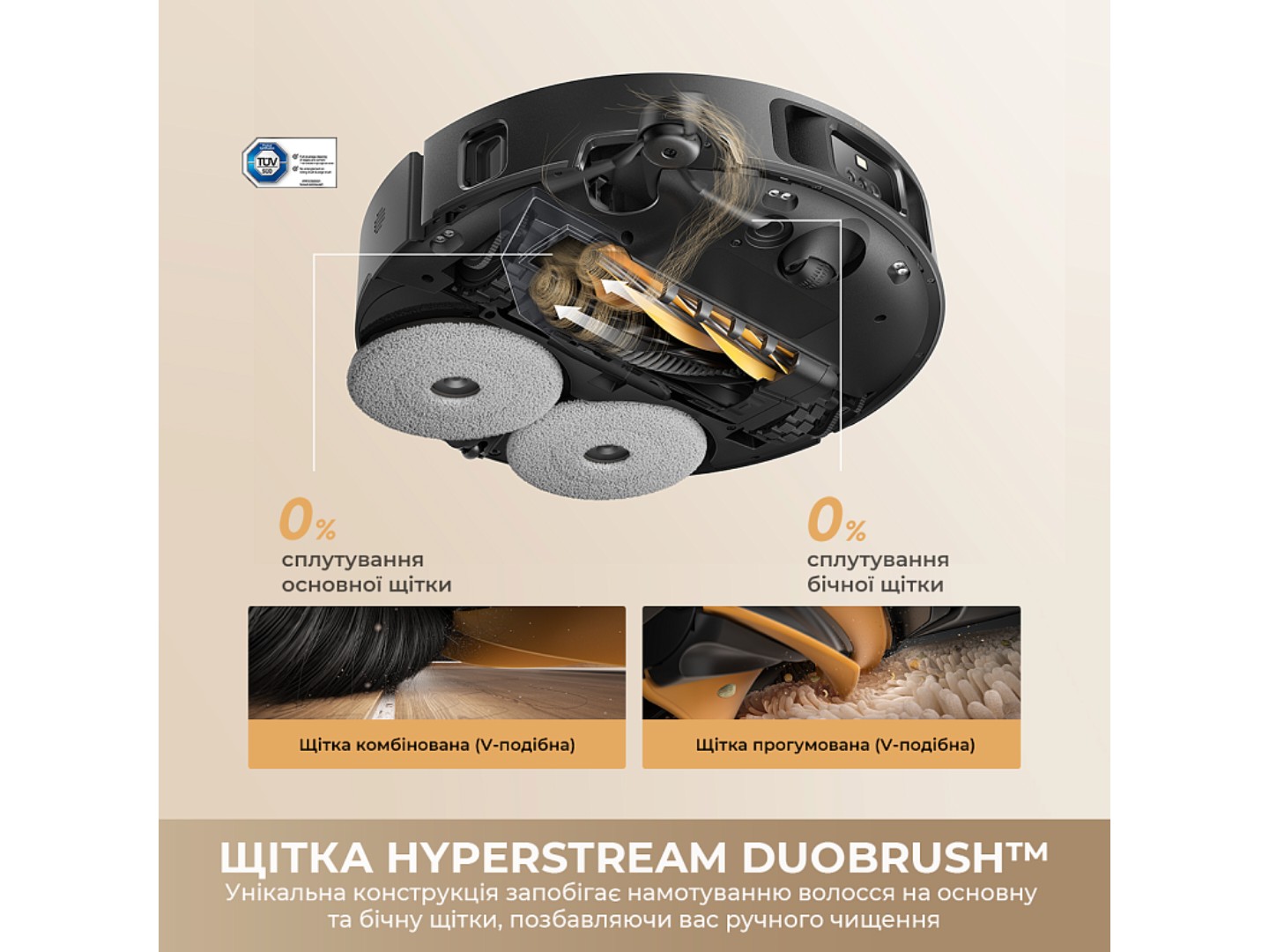 Робот-пилосос миючий Dreame L50s Pro Ultra White (RLL88HE-Wh) — фото 3
