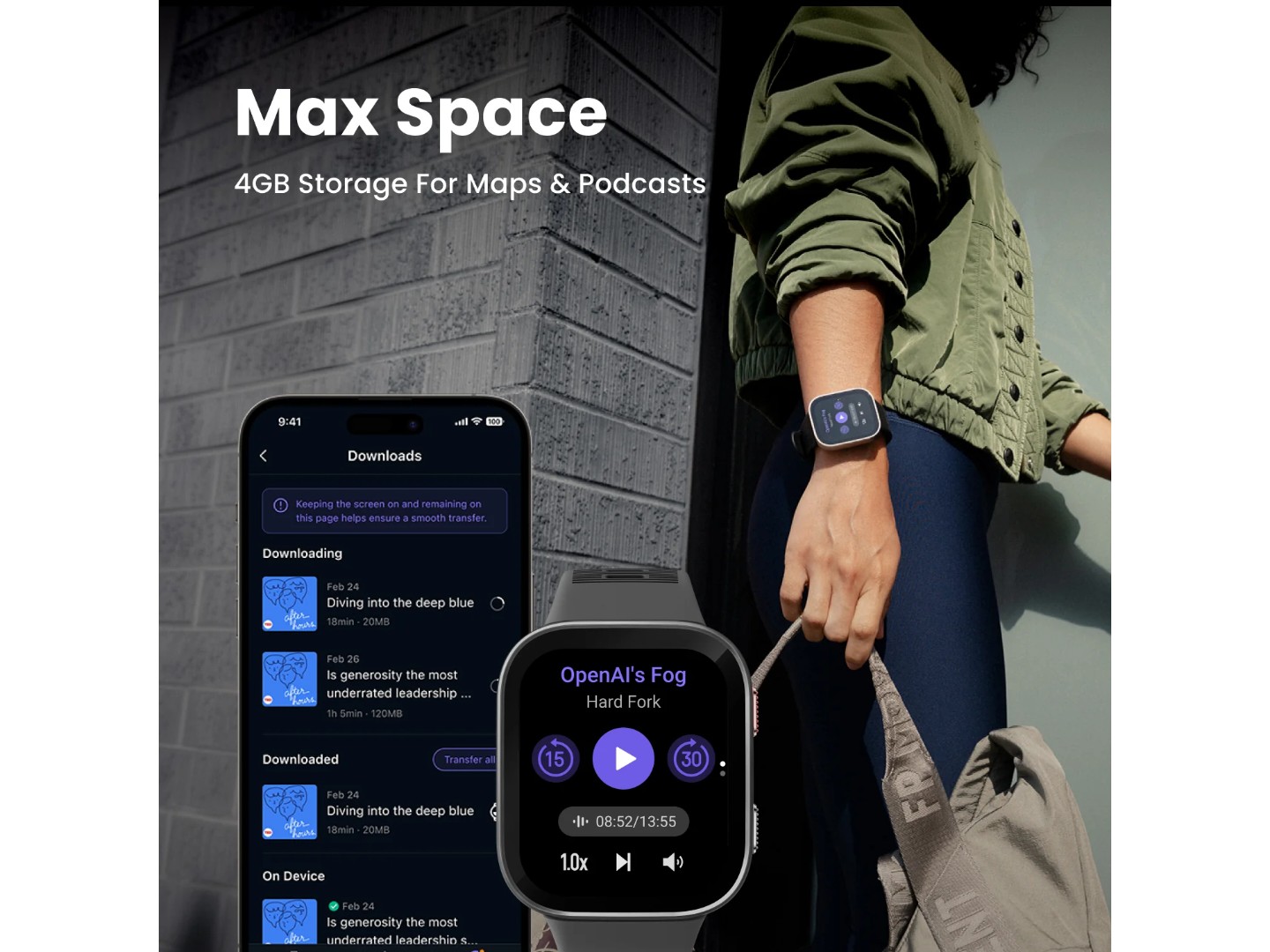 Смарт-годинник Amazfit Bip Max Silver — фото 2