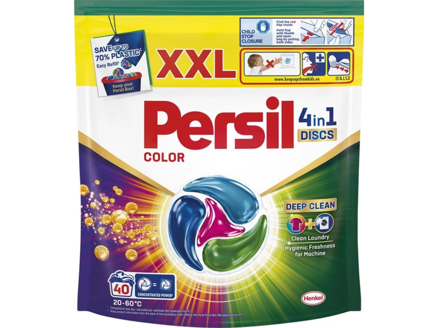 Капсули для прання Persil Диски Колор 40 шт