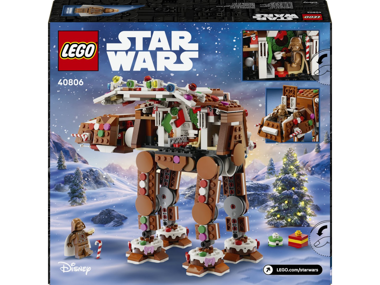 Конструктор LEGO Star Wars™ Пряниковий крокохід AT-AT™ (40806) — фото 2