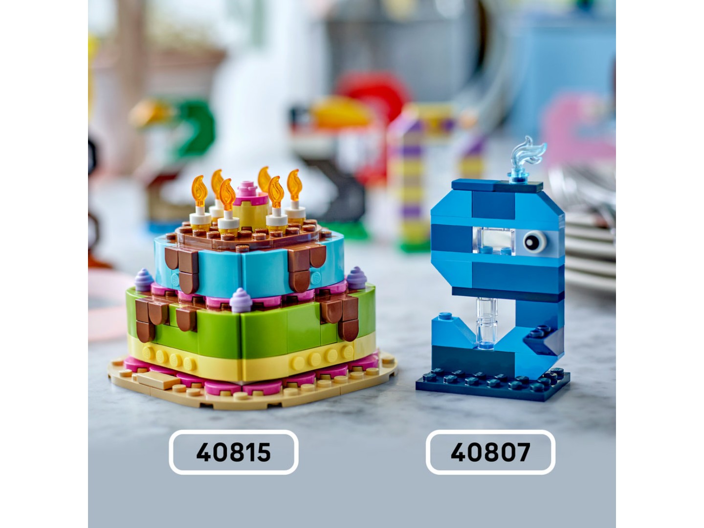 Конструктор LEGO Iconic Торт на день народження (40815) — фото 9