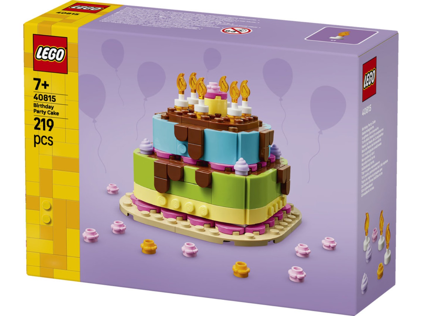 Конструктор LEGO Iconic Торт на день народження (40815) — фото 12