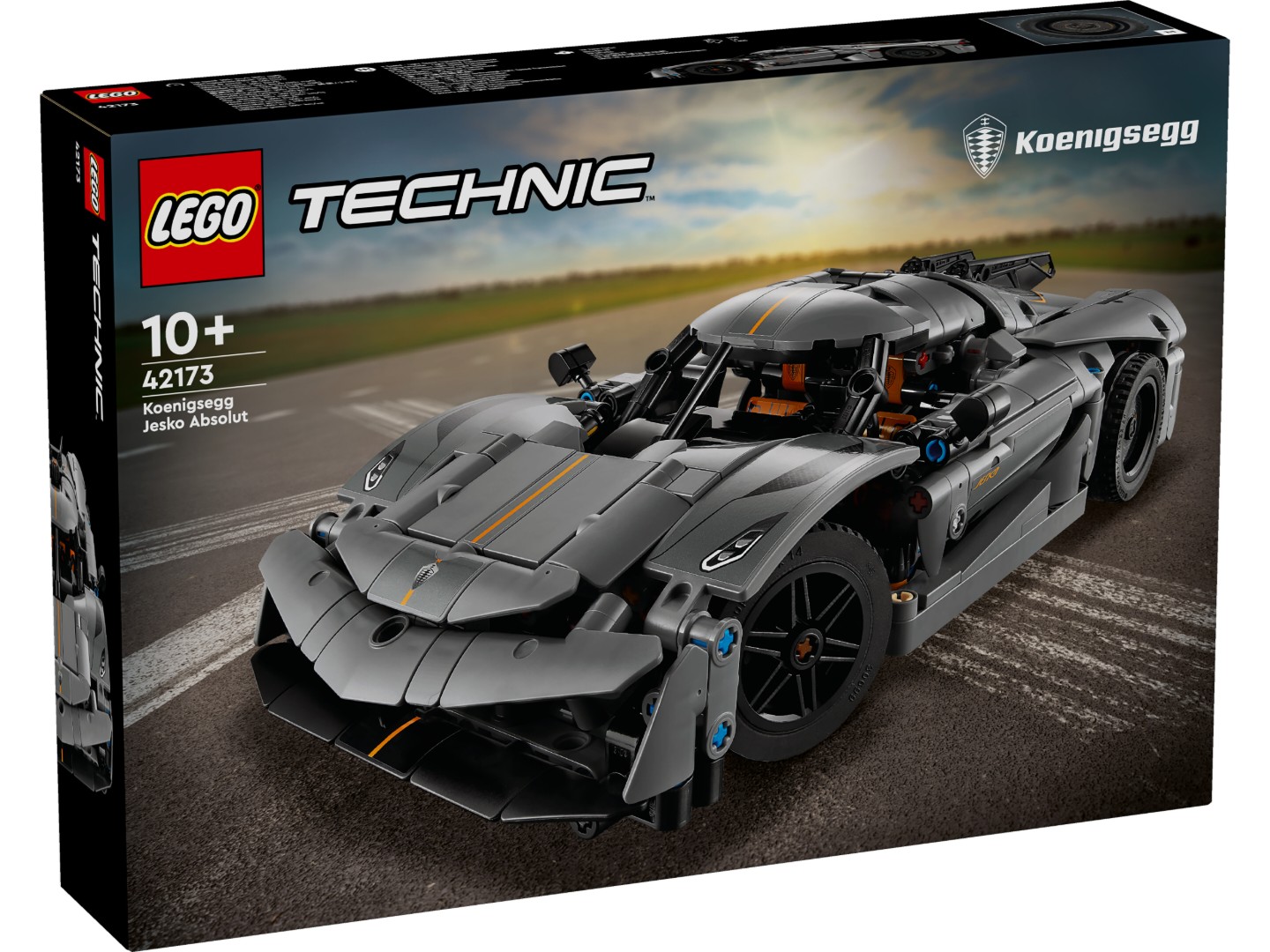 Конструктор LEGO Technic Koenigsegg Jesko Absolut — сірий гіперкар (42173) — фото 6