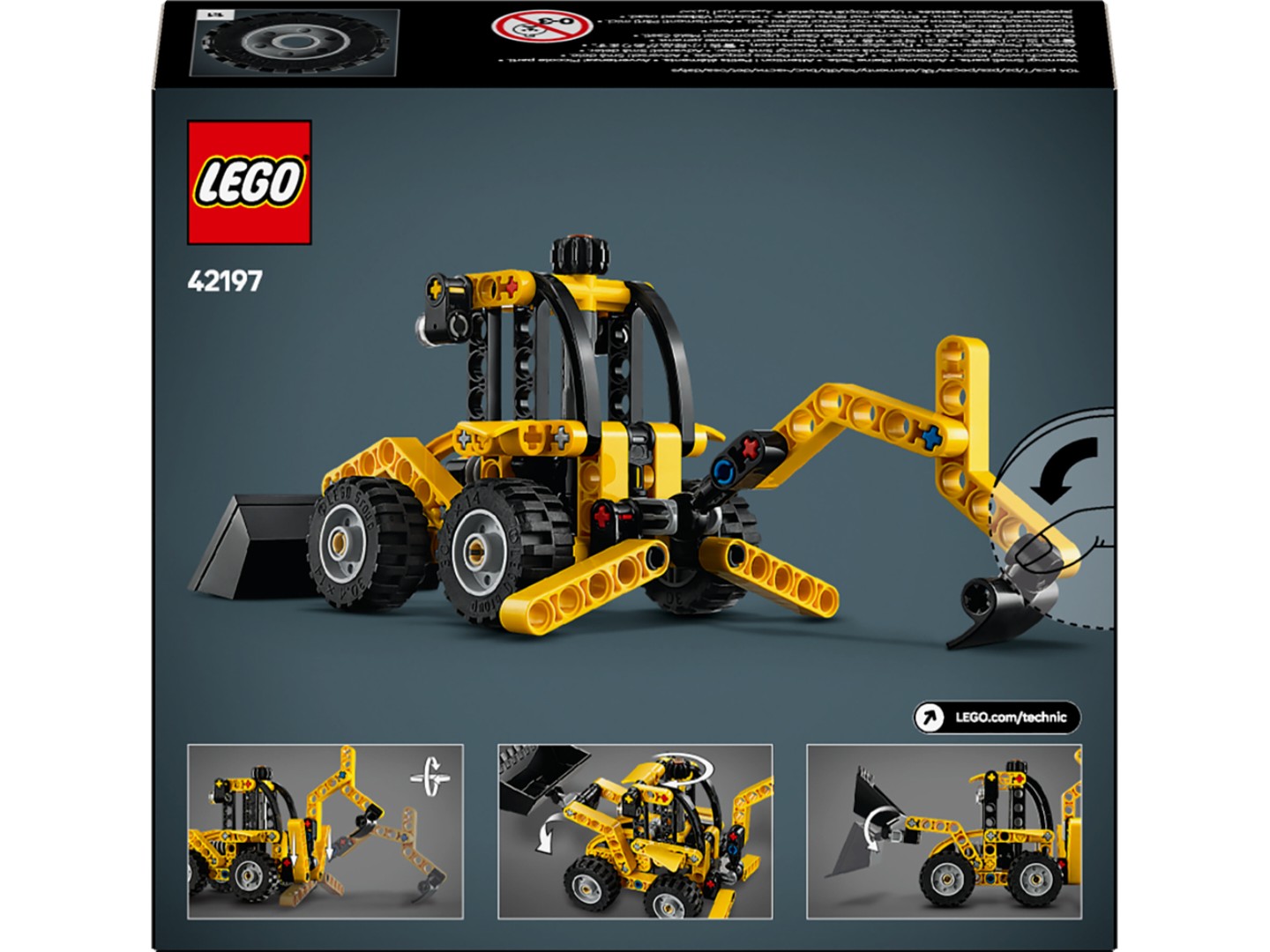 Конструктор LEGO Technic Екскаватор-навантажувач (42197) — фото 2