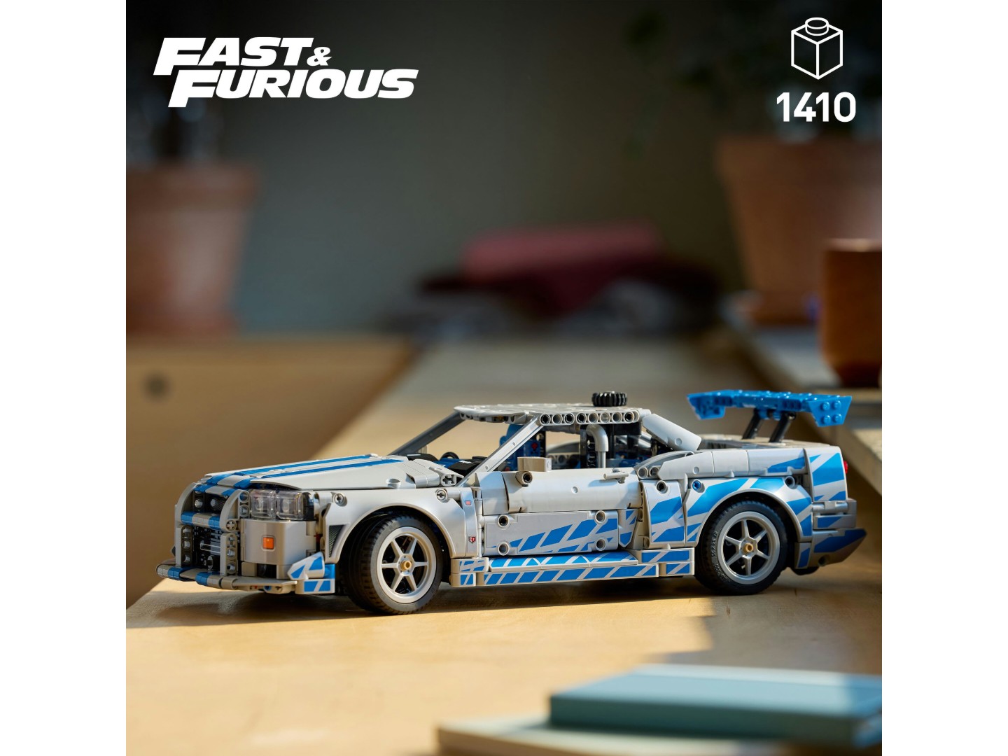 Конструктор LEGO Technic Подвійний форсаж Автомобіль Nissan Skyline GT-R (R34) (42210) — фото 4