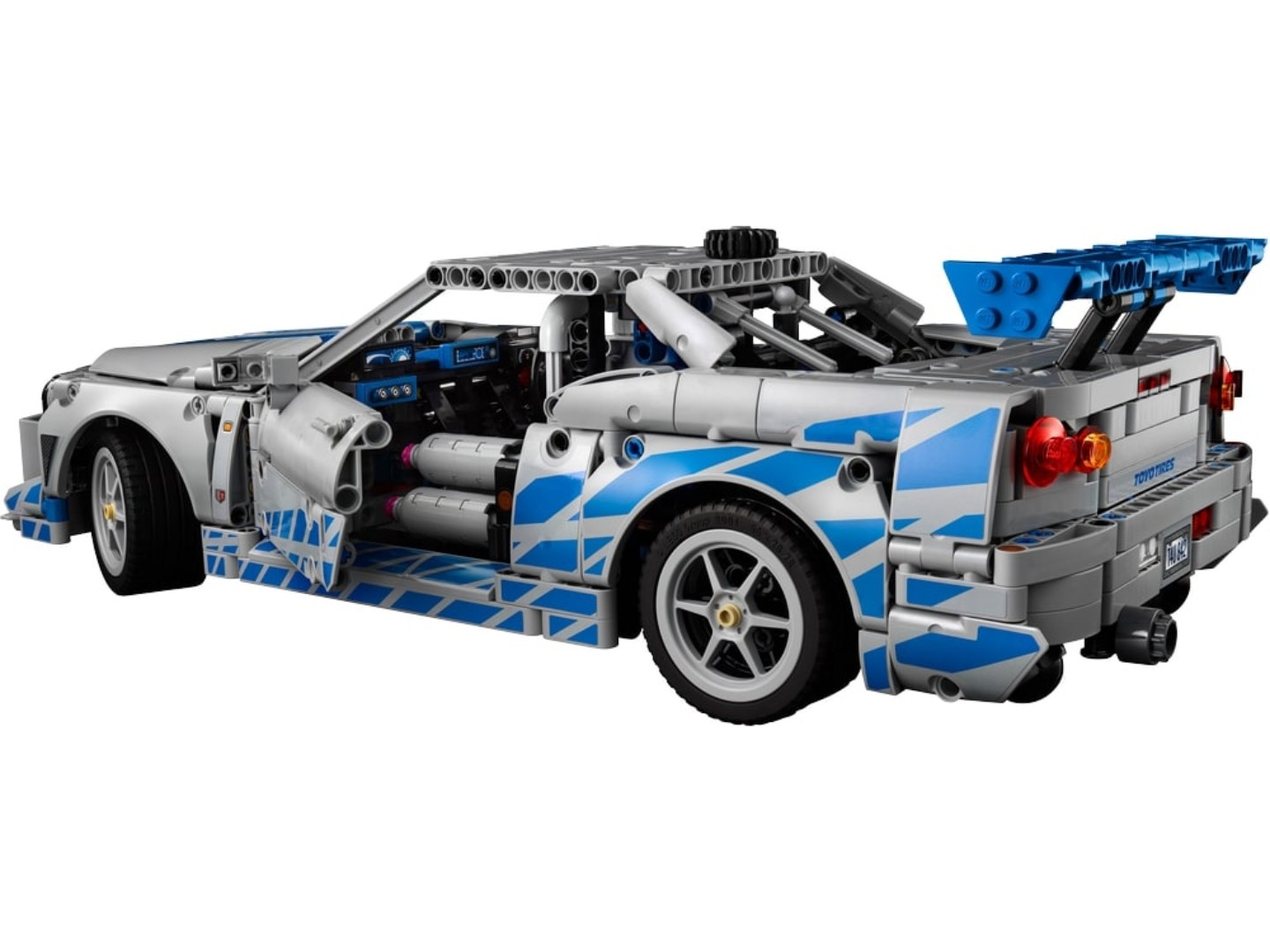 Конструктор LEGO Technic Подвійний форсаж Автомобіль Nissan Skyline GT-R (R34) (42210) — фото 10