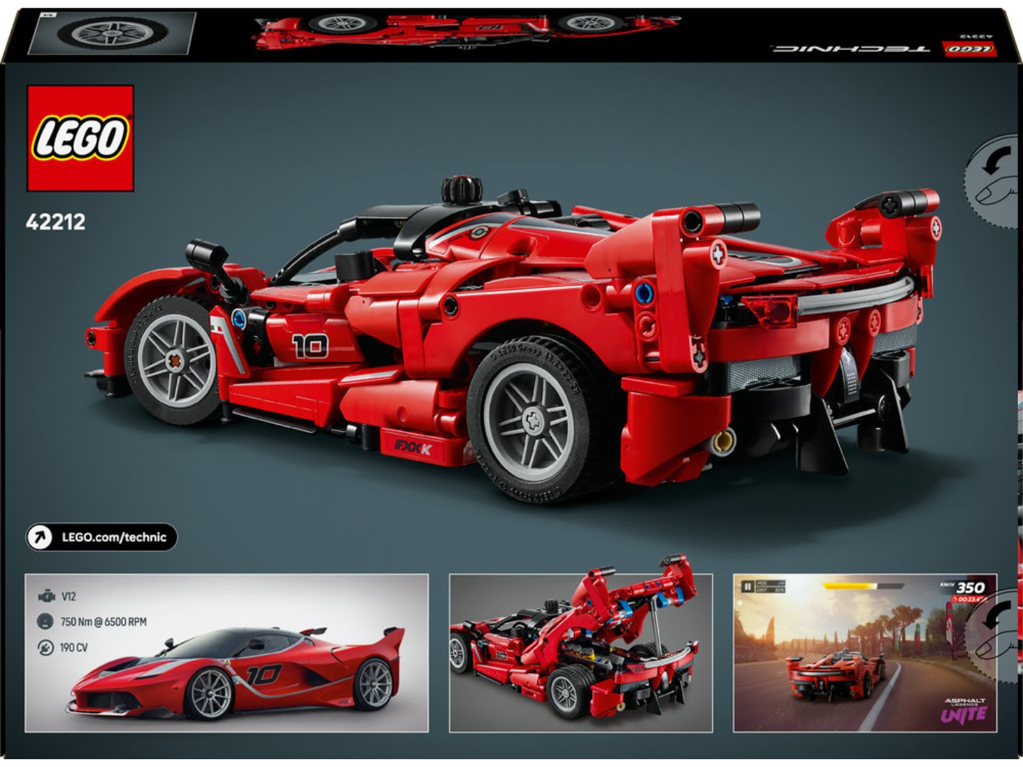 Конструктор LEGO Technic Ferrari FXX K (42212) — фото 2