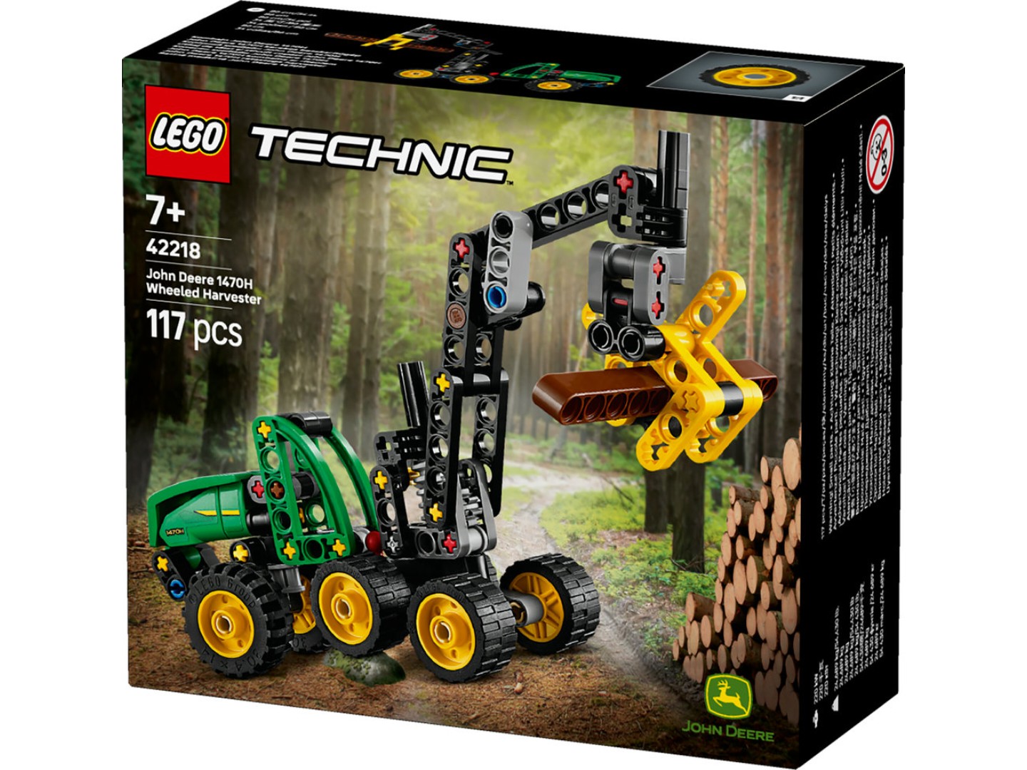 Конструктор LEGO Technic Колісний комбайн John Deere 1470H (42218) — фото 12