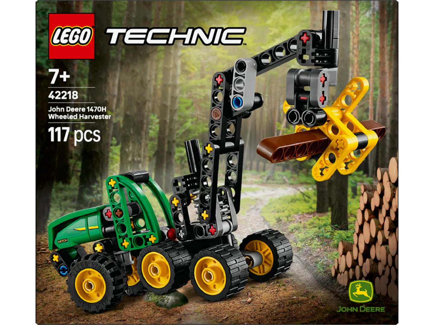 Конструктор LEGO Technic Колісний комбайн John Deere 1470H (42218) — фото 11