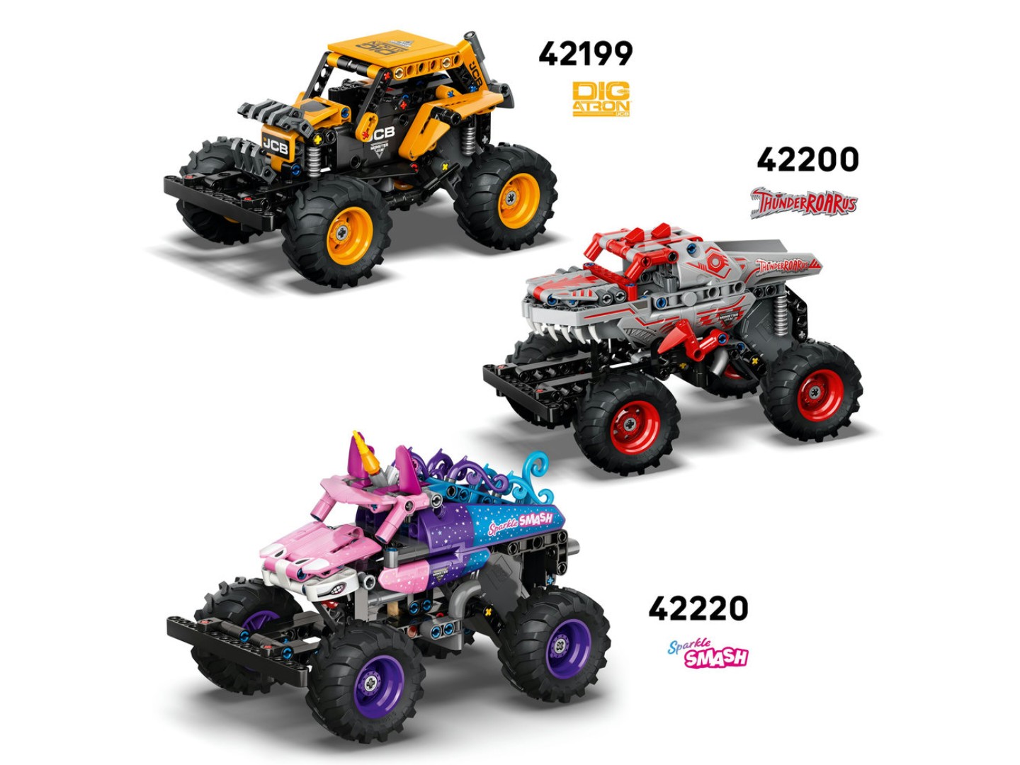 Конструктор LEGO Technic Monster Jam™ Grave Digger™ Вогонь і лід (42219) — фото 10