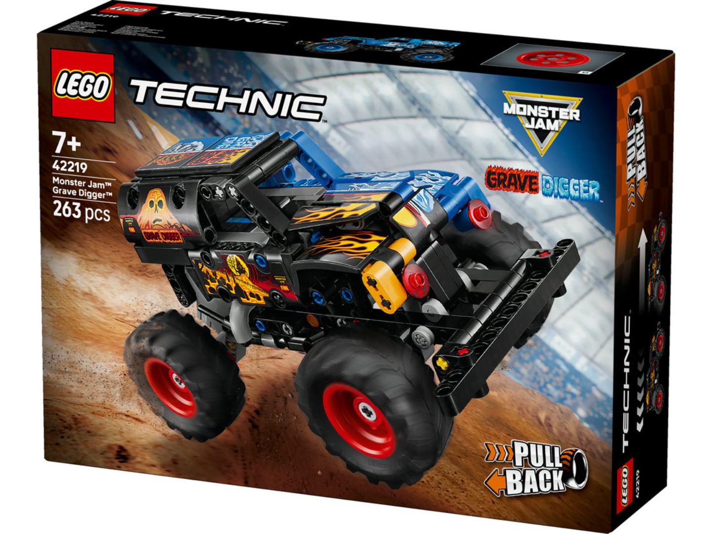 Конструктор LEGO Technic Monster Jam™ Grave Digger™ Вогонь і лід (42219) — фото 13