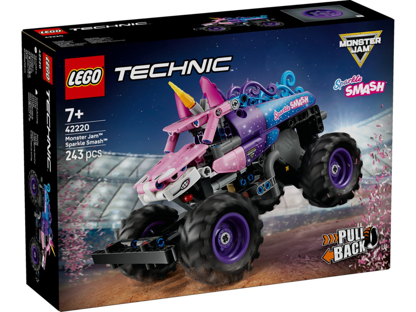 Конструктор LEGO Technic Monster Jam™ Sparkle Smash™ із функцією «Pull-Back» (42220) — фото 11