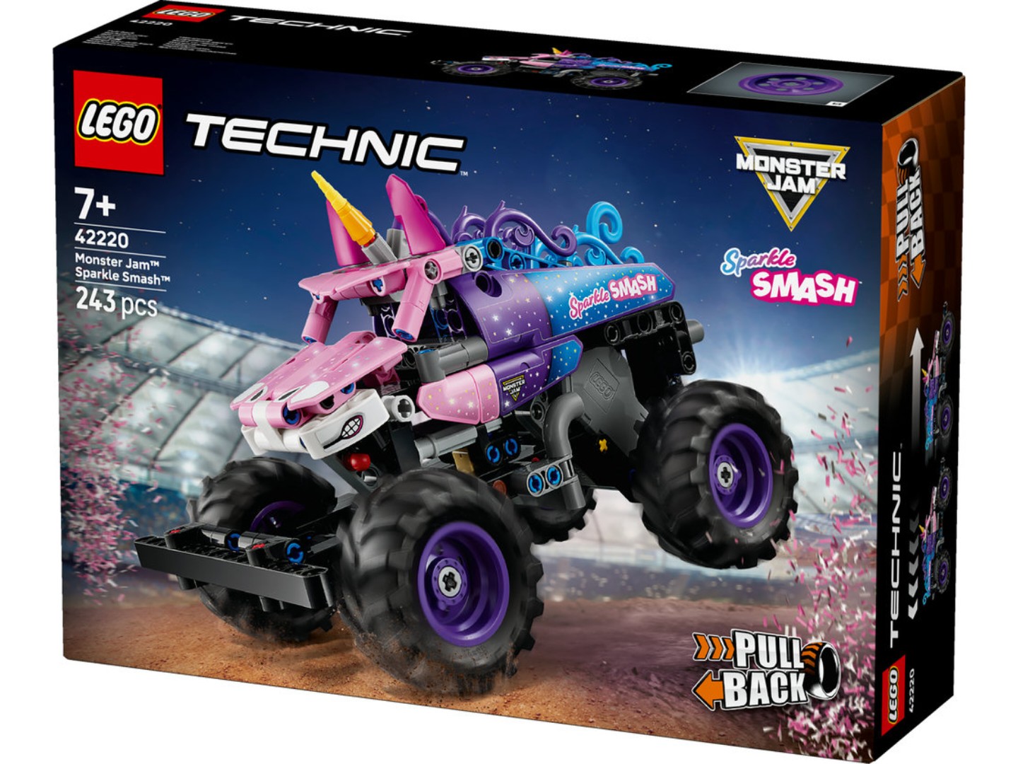 Конструктор LEGO Technic Monster Jam™ Sparkle Smash™ із функцією «Pull-Back» (42220) — фото 13