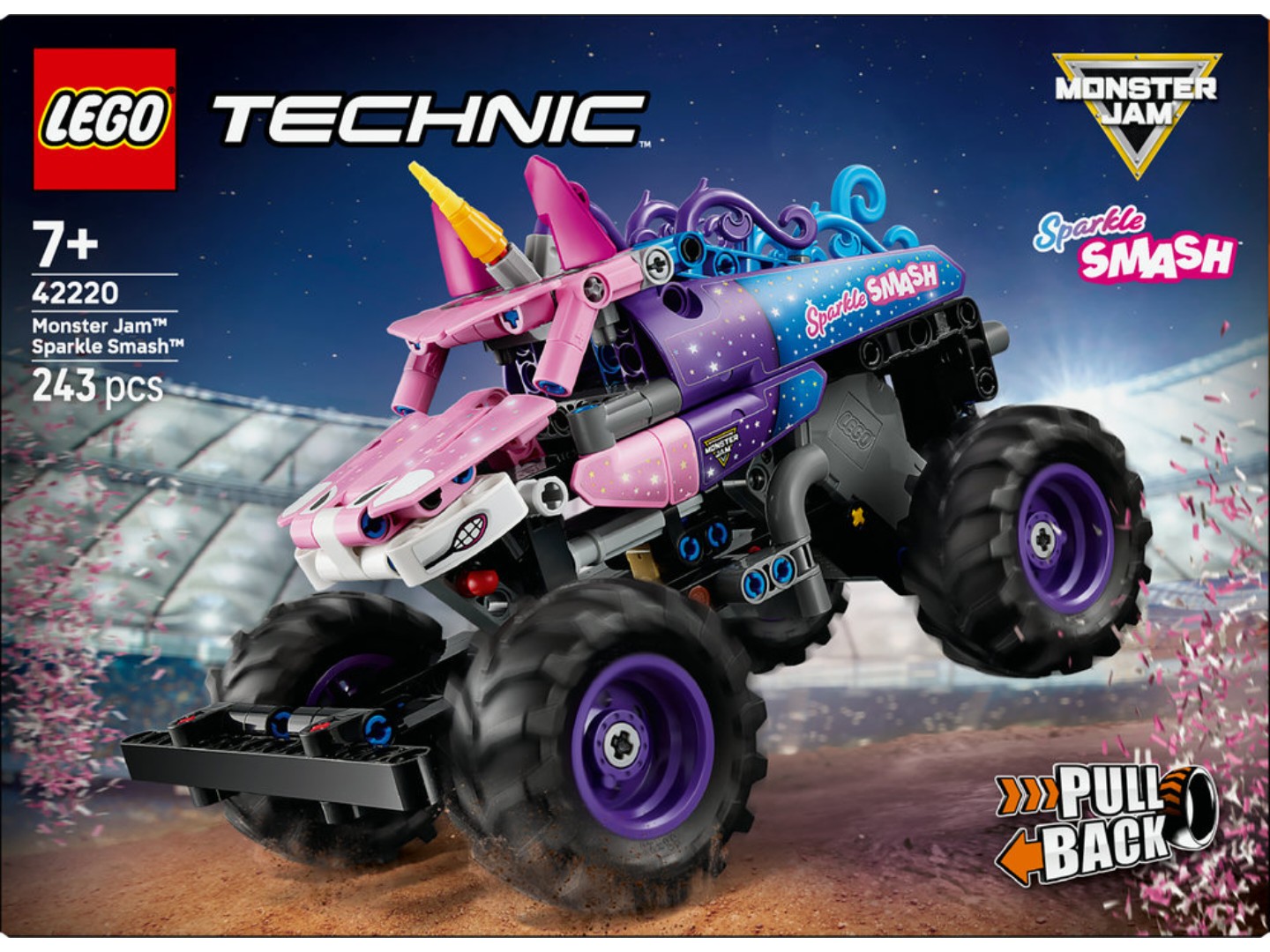 Конструктор LEGO Technic Monster Jam™ Sparkle Smash™ із функцією «Pull-Back» (42220) — фото 12