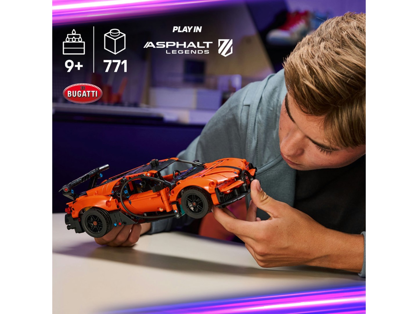 Конструктор LEGO Technic Гіперкар Bugatti Chiron Pur Sport (42222) — фото 4