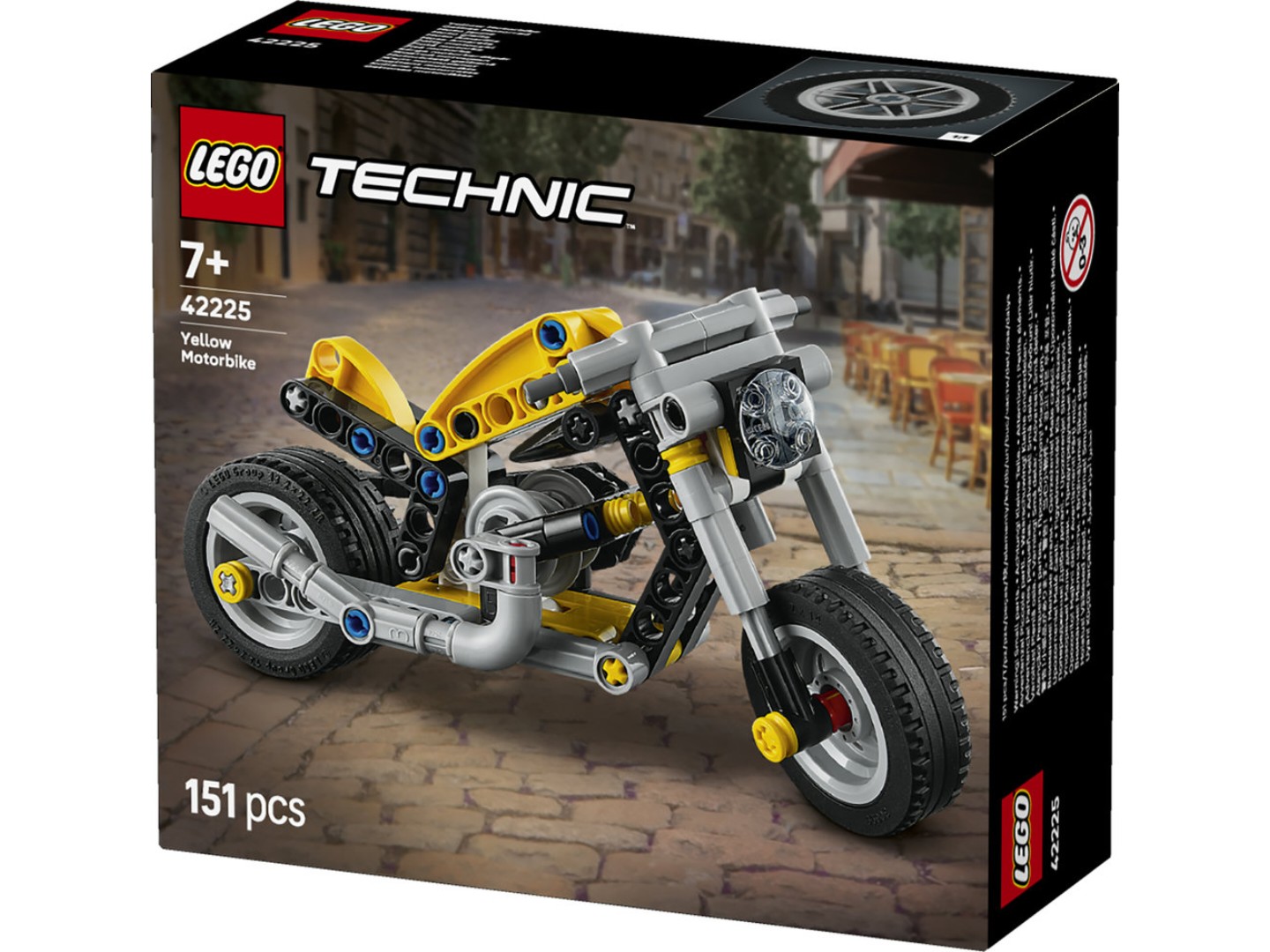 Конструктор LEGO Technic Жовтий мотоцикл (42225) — фото 11