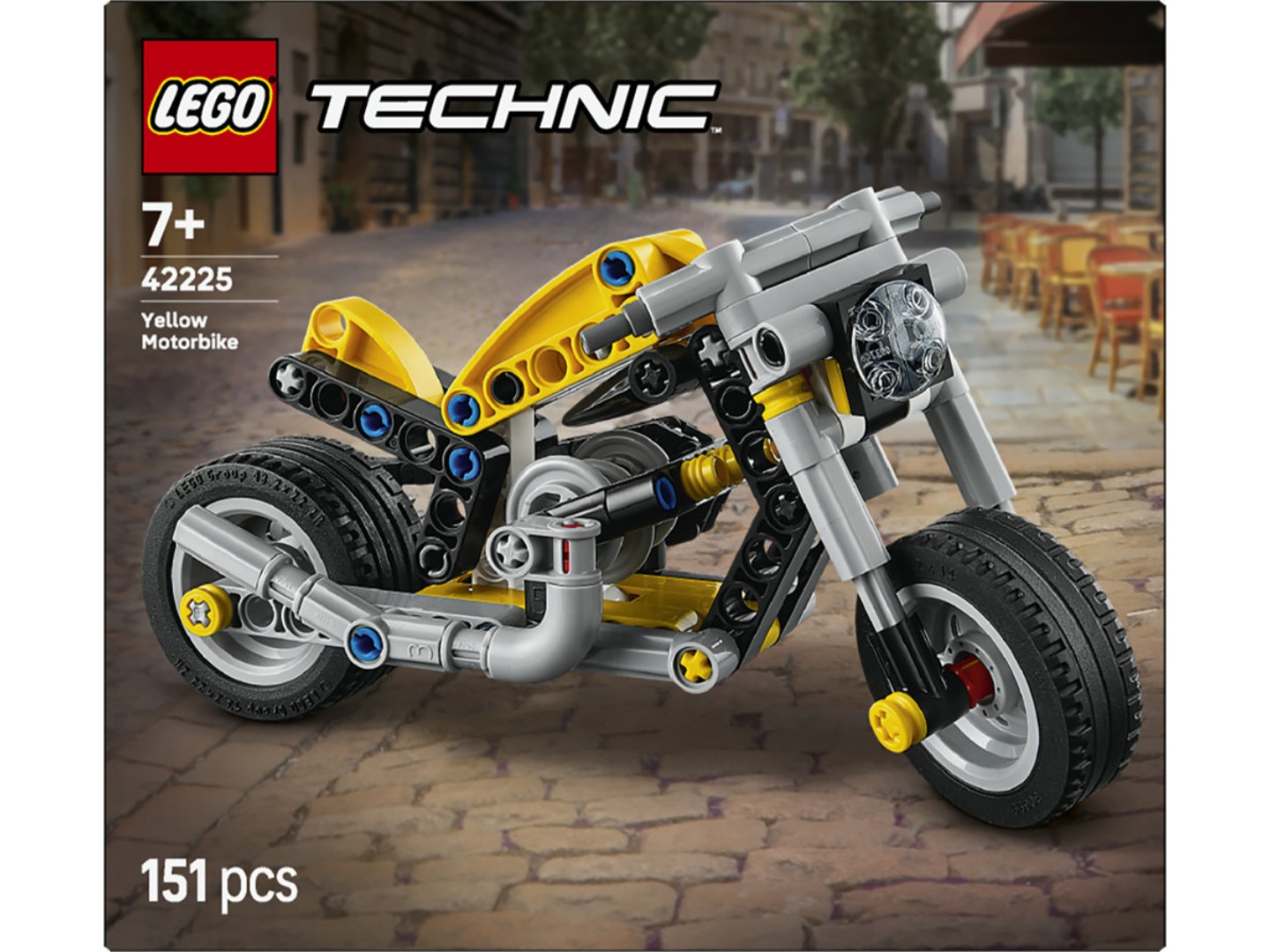 Конструктор LEGO Technic Жовтий мотоцикл (42225) — фото 10