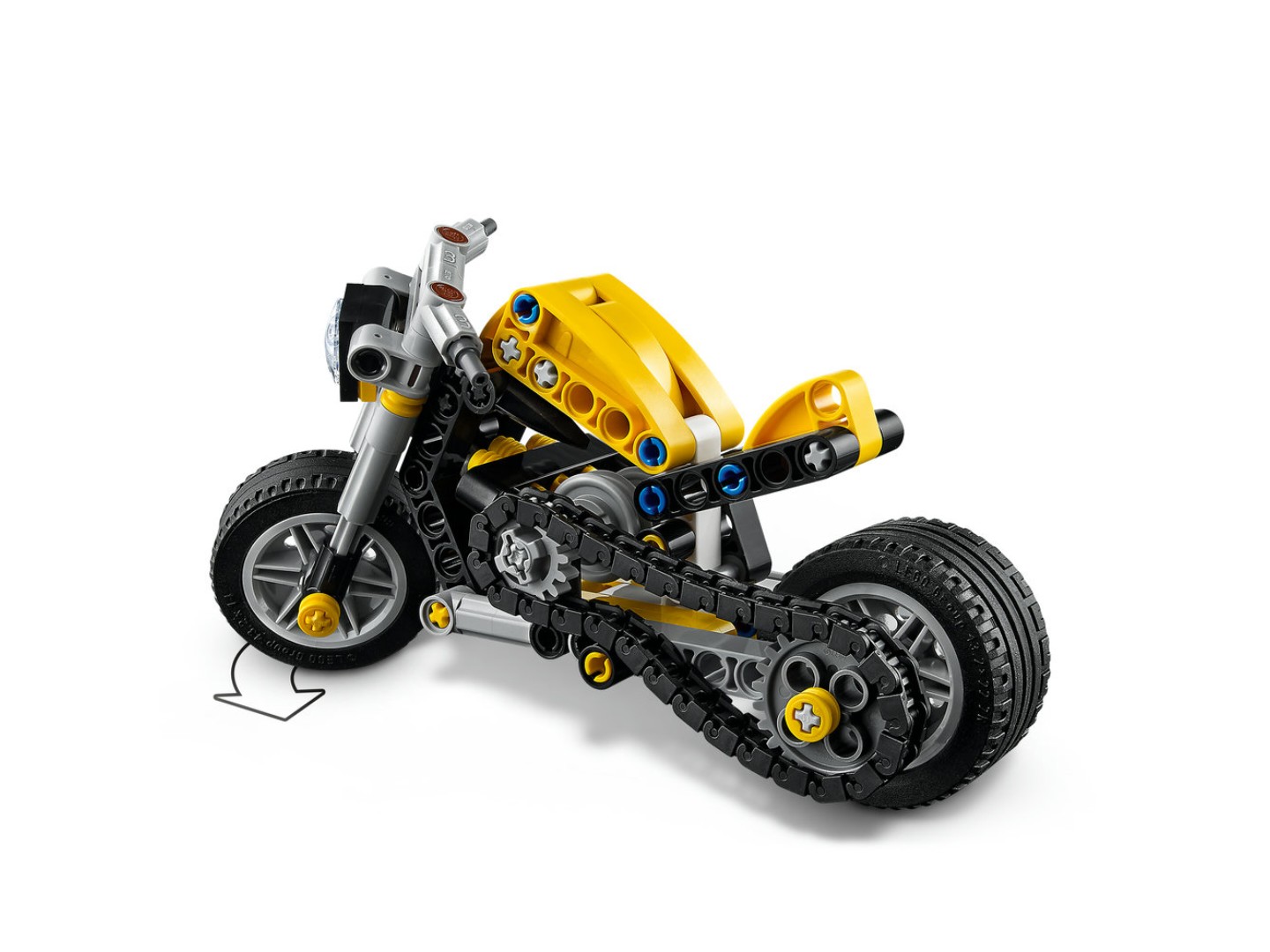 Конструктор LEGO Technic Жовтий мотоцикл (42225) — фото 5