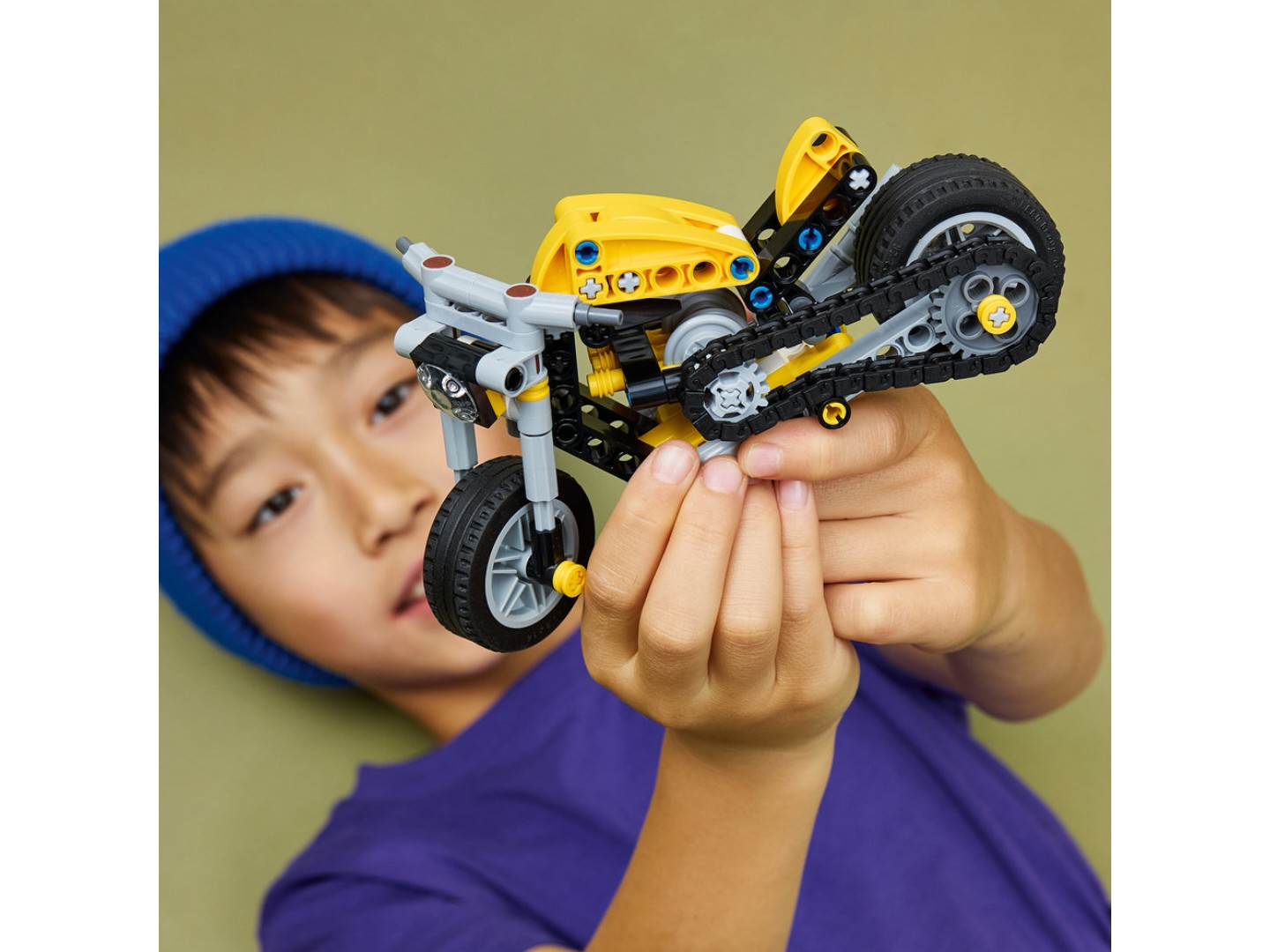 Конструктор LEGO Technic Жовтий мотоцикл (42225) — фото 8