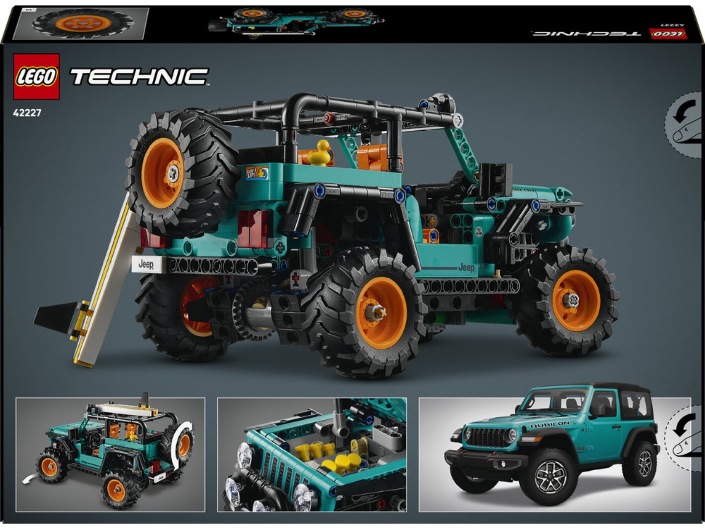 Конструктор LEGO Technic Позашляховик Jeep® Wrangler Rubicon (42227) — фото 2