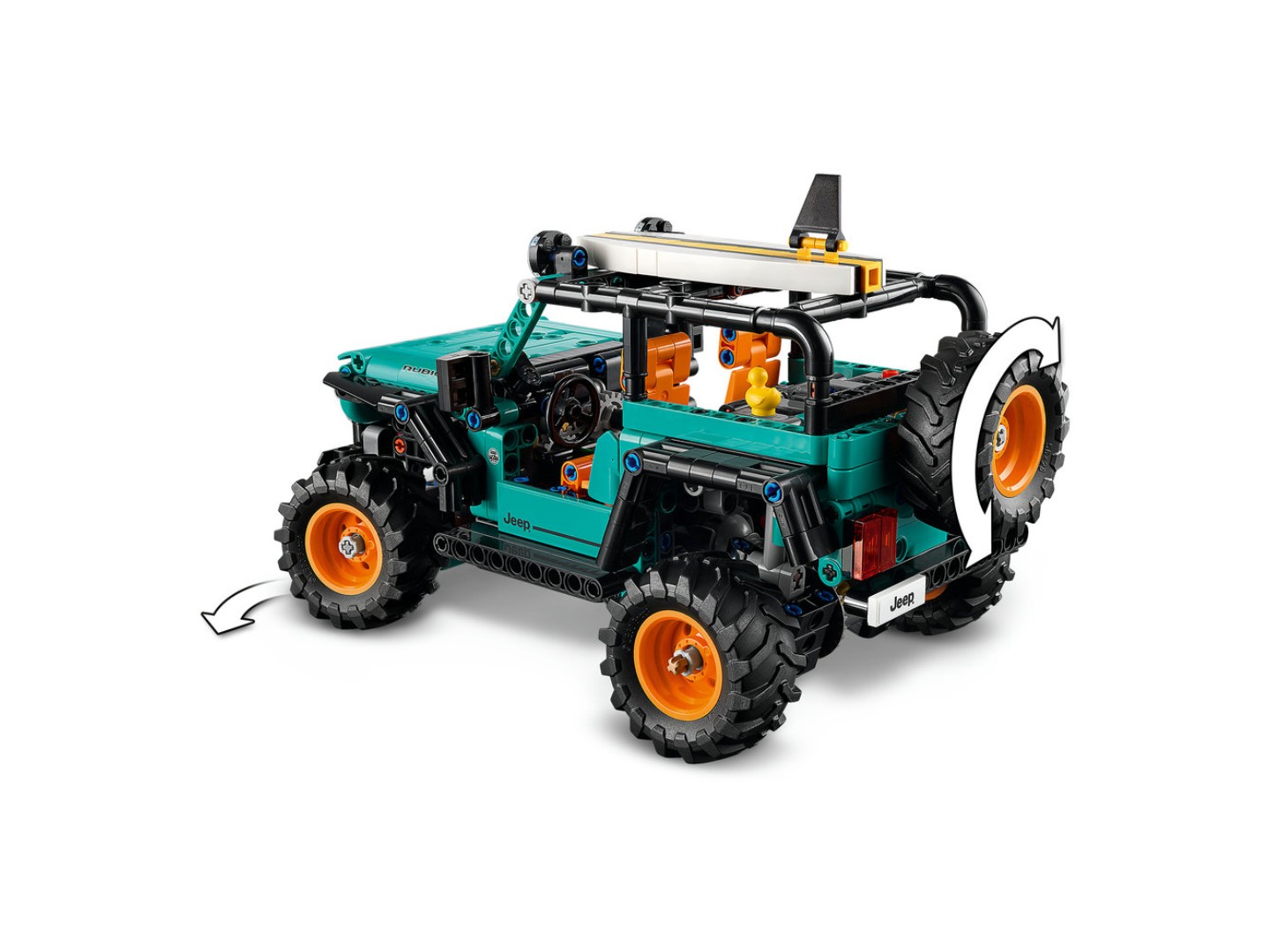 Конструктор LEGO Technic Позашляховик Jeep® Wrangler Rubicon (42227) — фото 5
