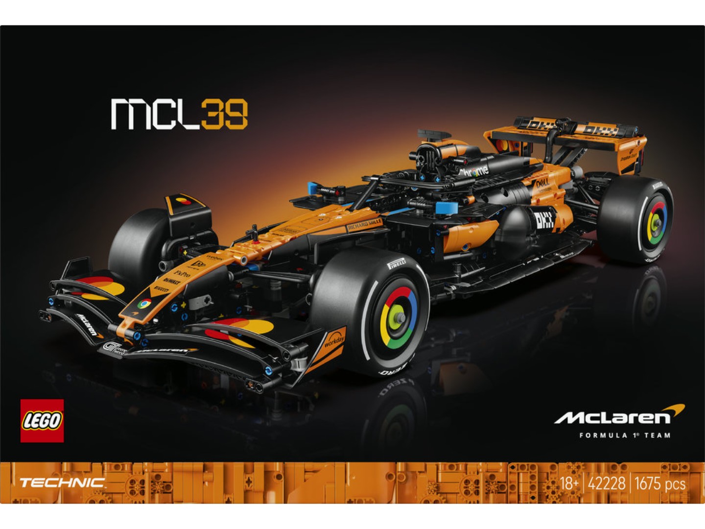 Конструктор LEGO Technic Автомобіль McLaren MCL39 F1® (42228) — фото 11