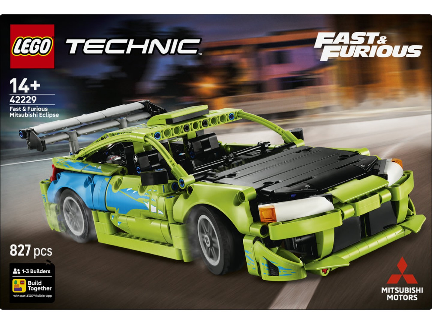 Конструктор LEGO Technic Форсаж Автомобіль Mitsubishi Eclipse (42229) — фото 12