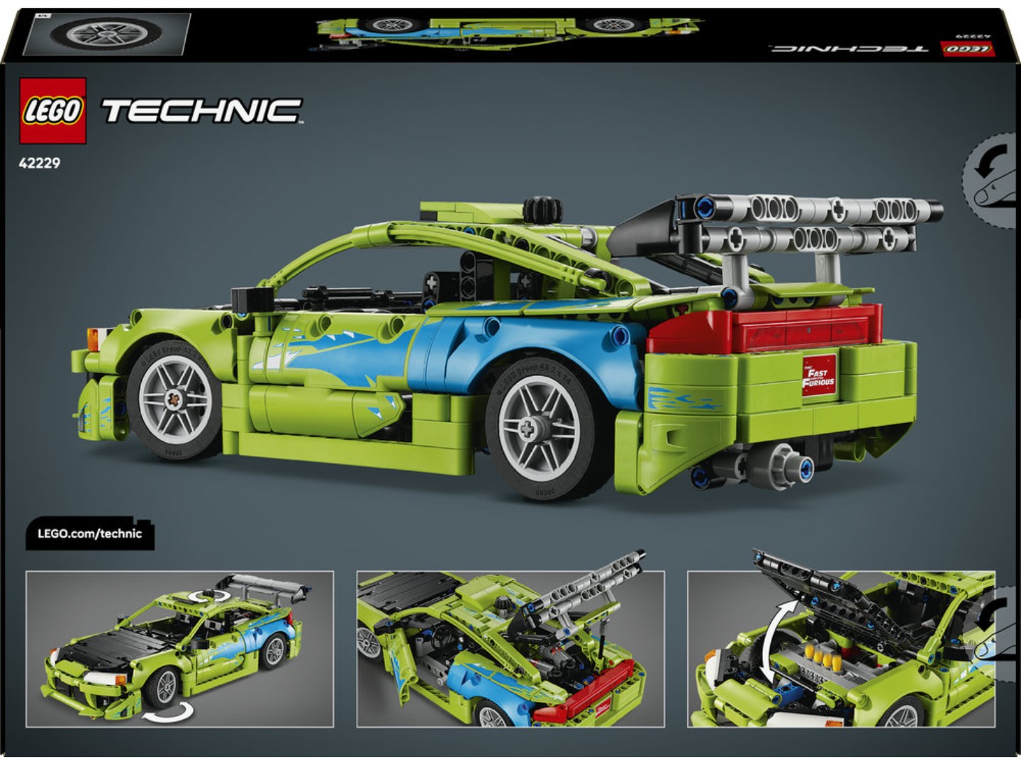 Конструктор LEGO Technic Форсаж Автомобіль Mitsubishi Eclipse (42229) — фото 2