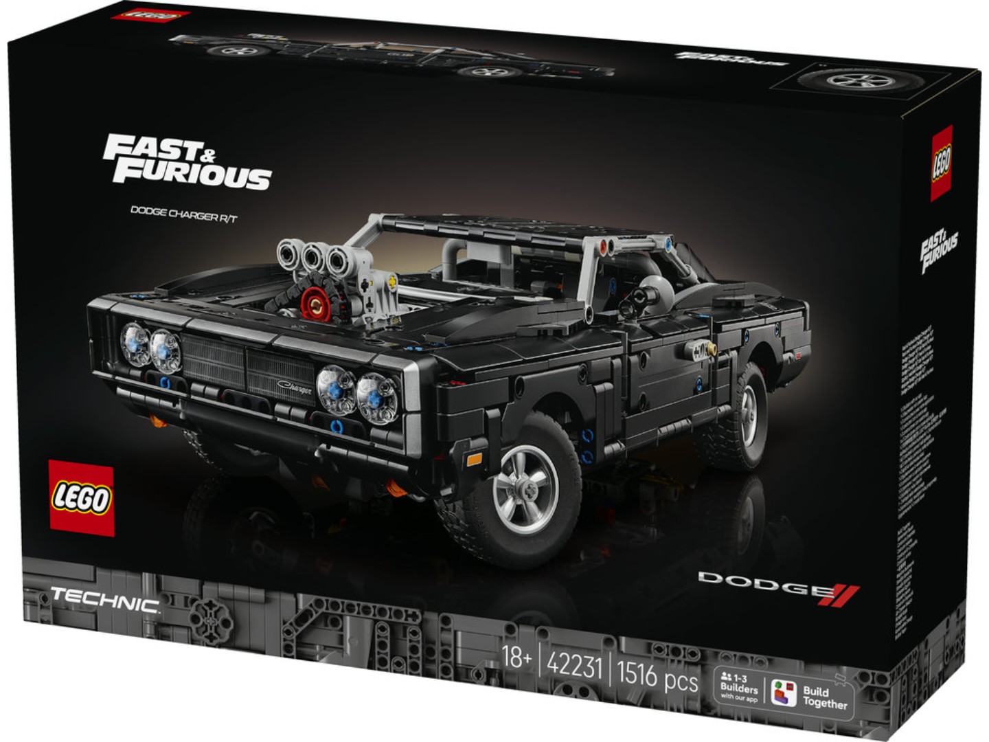 Конструктор LEGO Technic Форсаж Автомобіль Dodge Charger R/T (42231) — фото 14