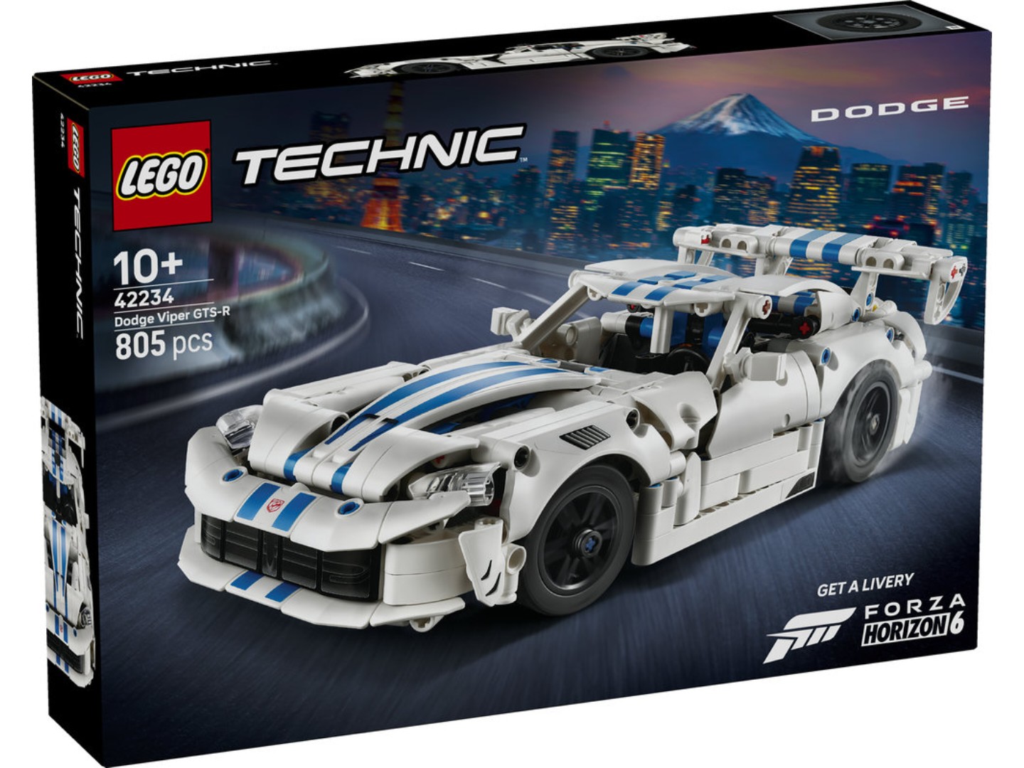 Конструктор LEGO Technic Спортивний автомобіль Dodge Viper GTS-R (42234) — фото 13