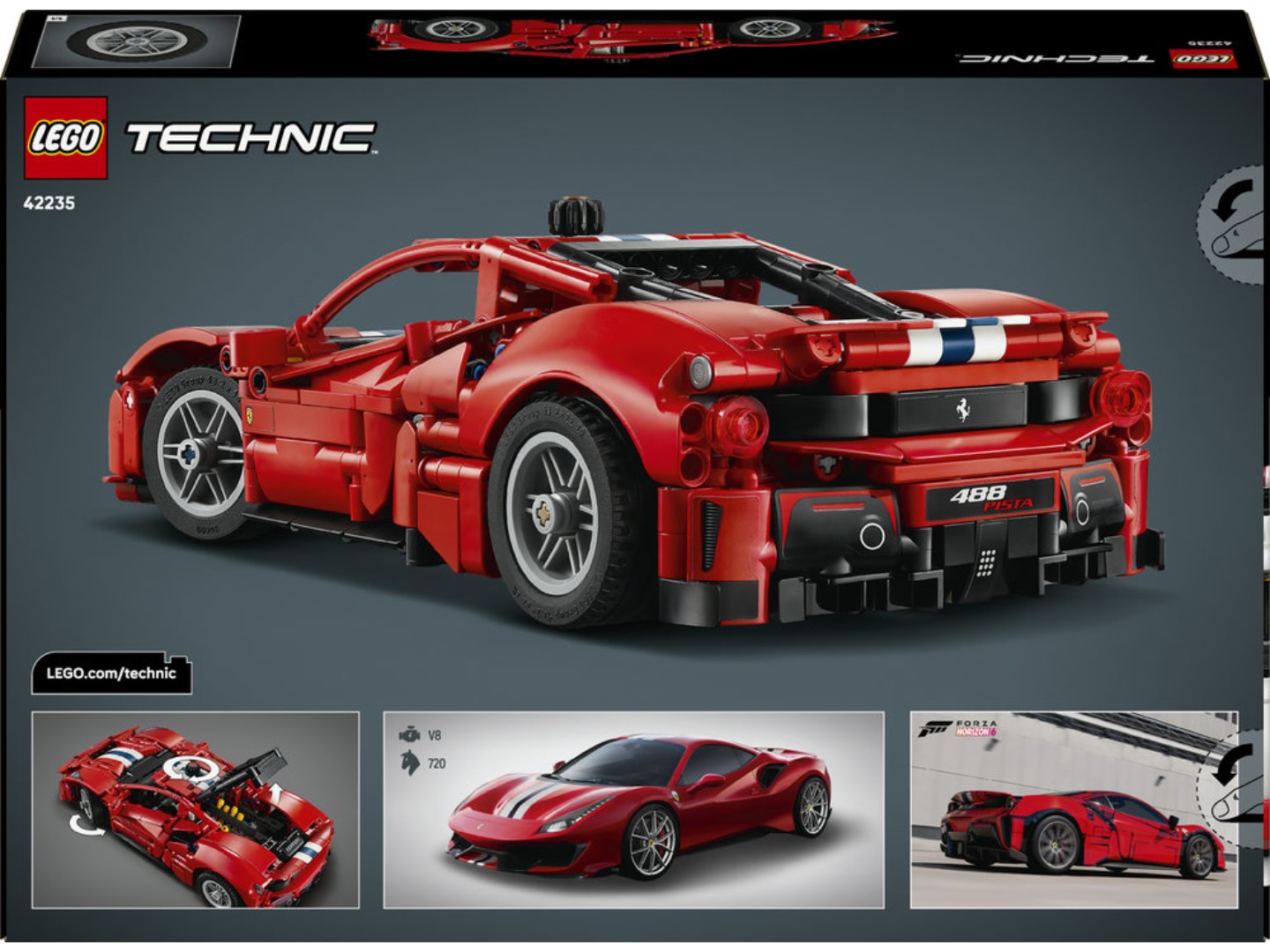 Конструктор LEGO Technic Автомобіль Ferrari 488 Pista (42235) — фото 2