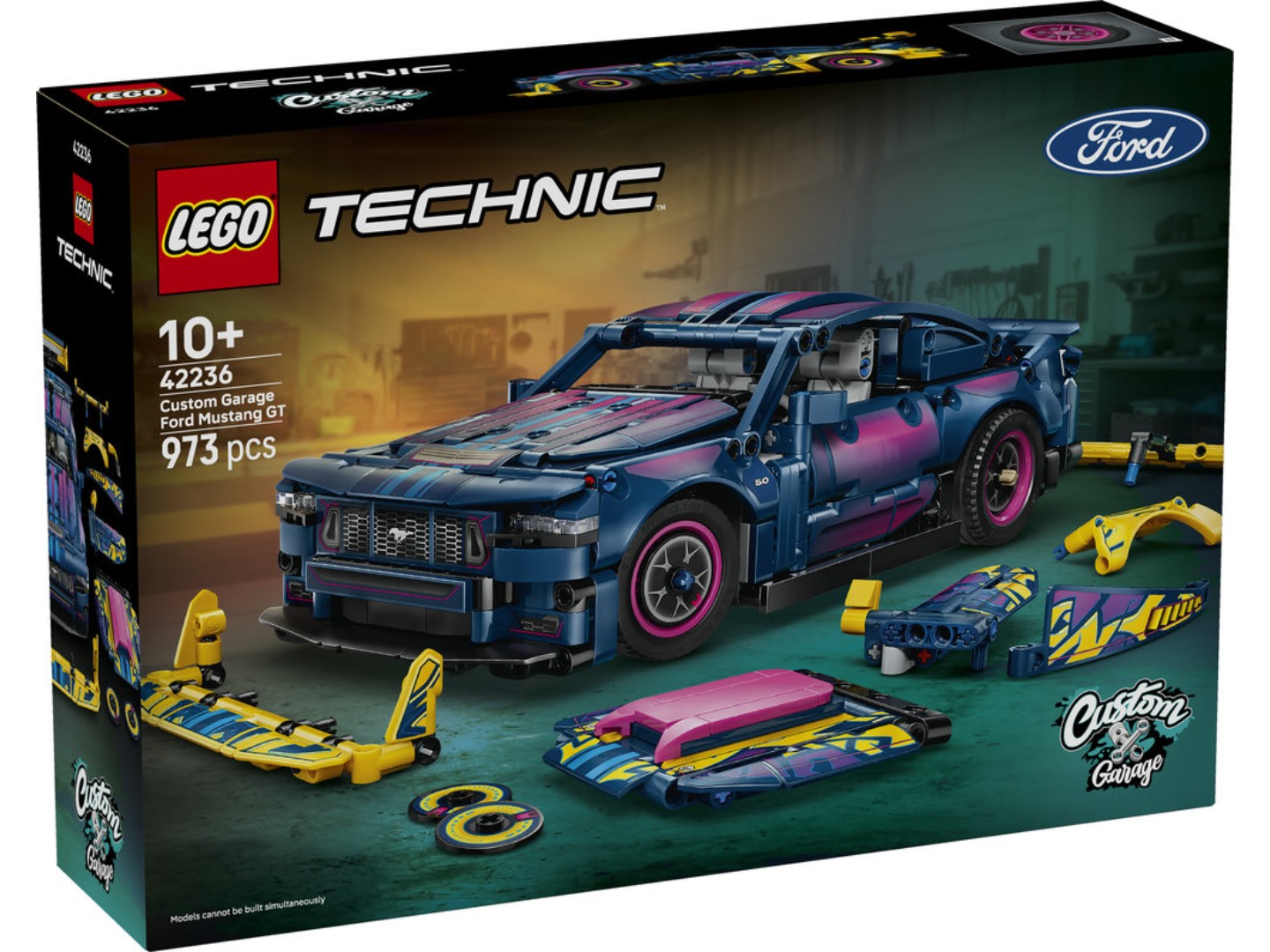 Конструктор LEGO Technic Тюнінг-гараж з автомобілем Ford Mustang GT (42236) — фото 13