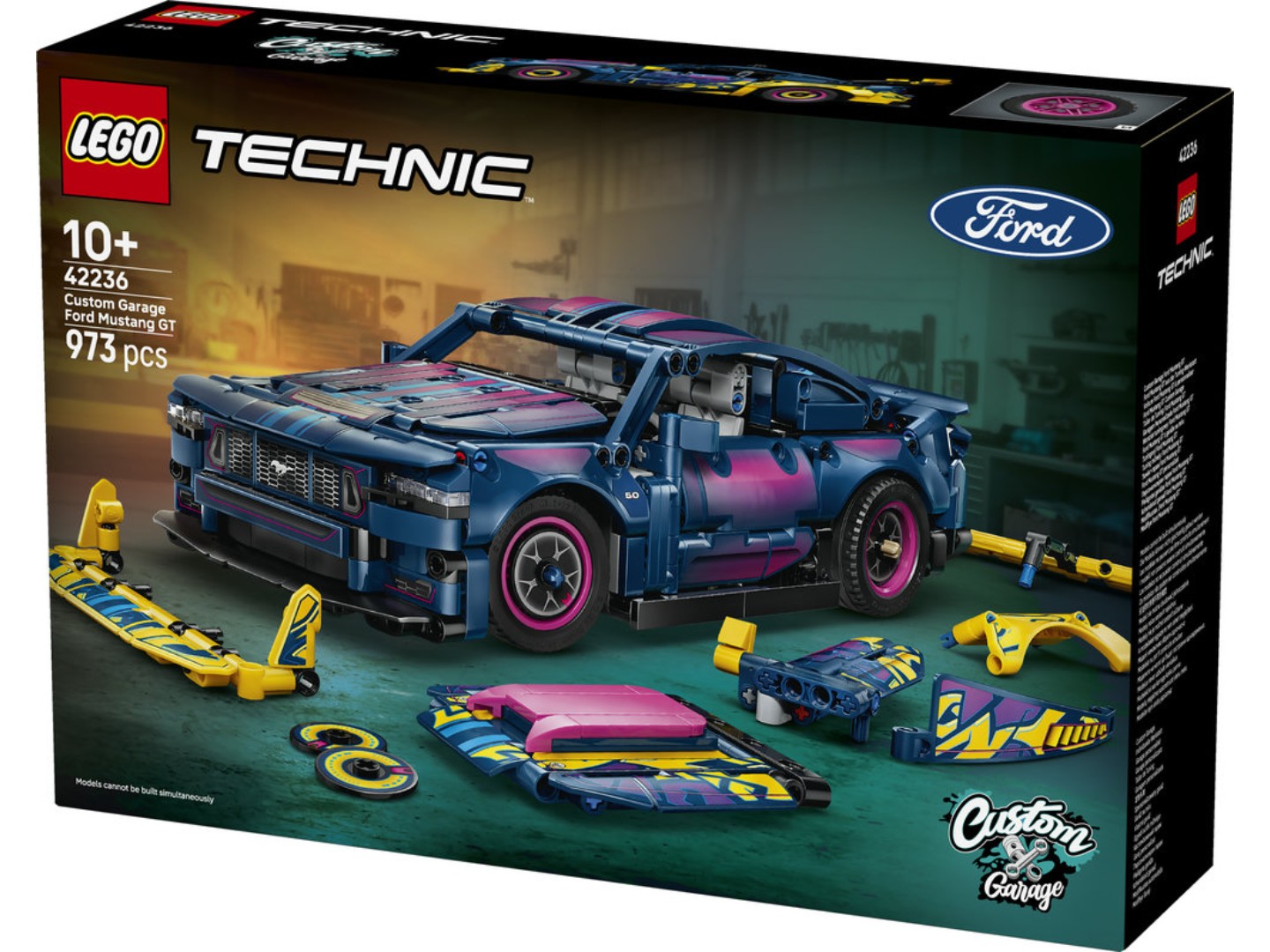Конструктор LEGO Technic Тюнінг-гараж з автомобілем Ford Mustang GT (42236) — фото 15