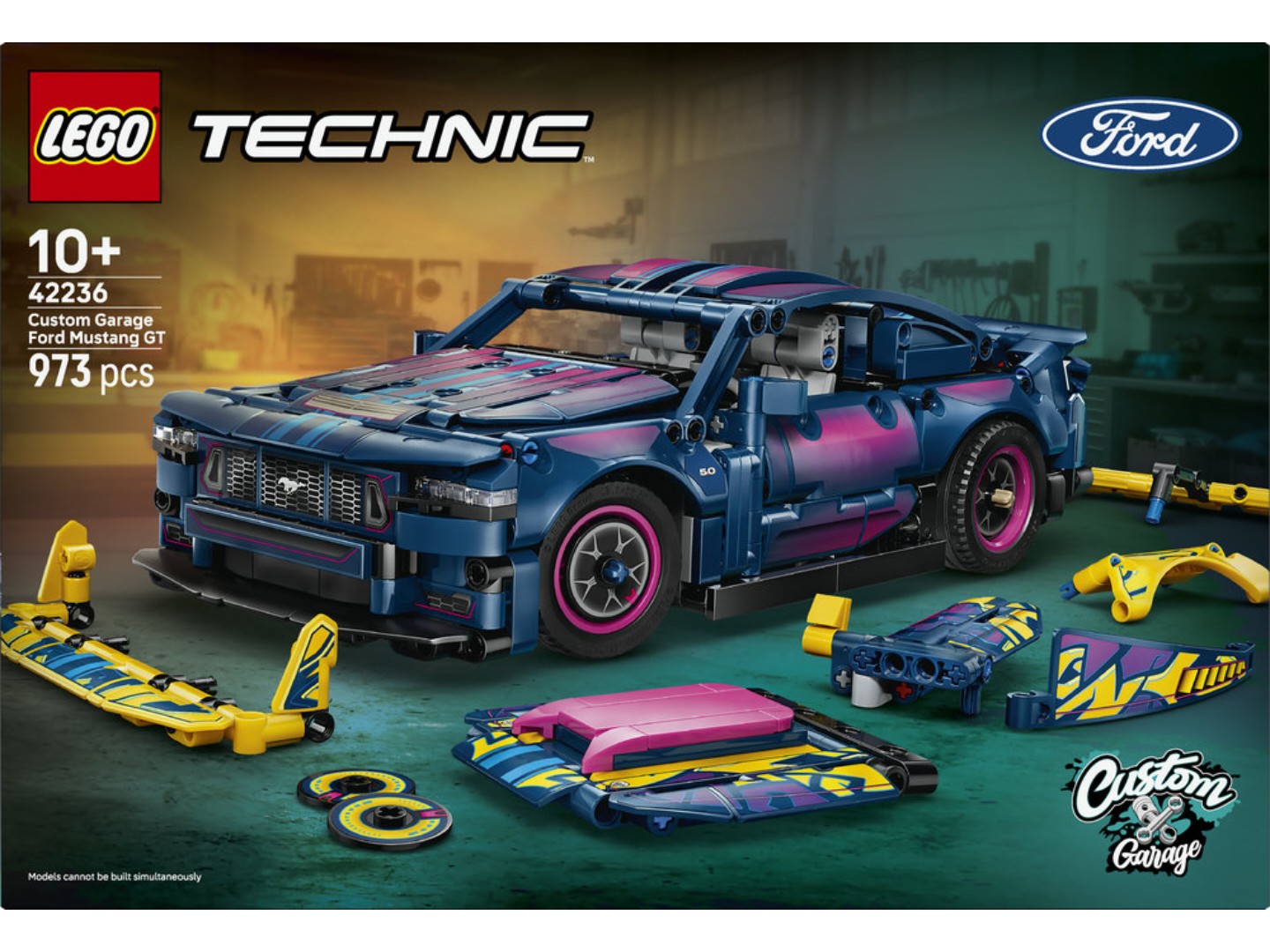Конструктор LEGO Technic Тюнінг-гараж з автомобілем Ford Mustang GT (42236) — фото 14