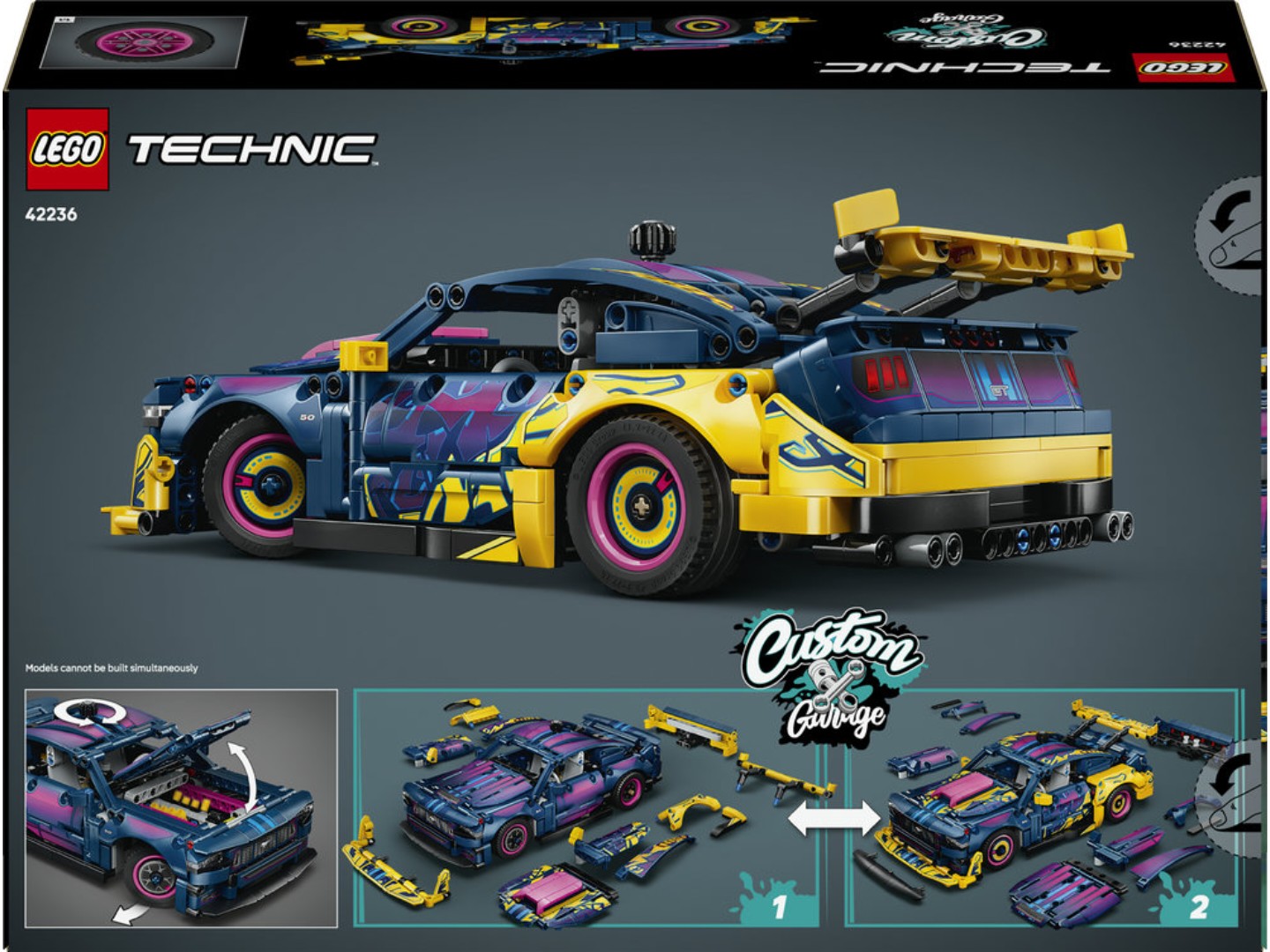 Конструктор LEGO Technic Тюнінг-гараж з автомобілем Ford Mustang GT (42236) — фото 2