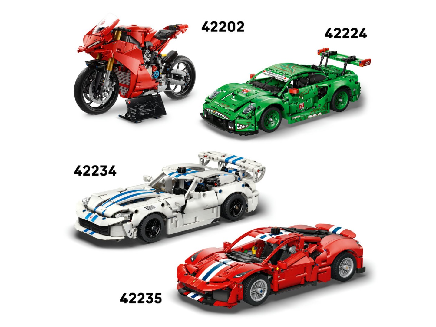 Конструктор LEGO Technic Мотоцикл Ducati Desmo450 MX Factory (42238) — фото 9