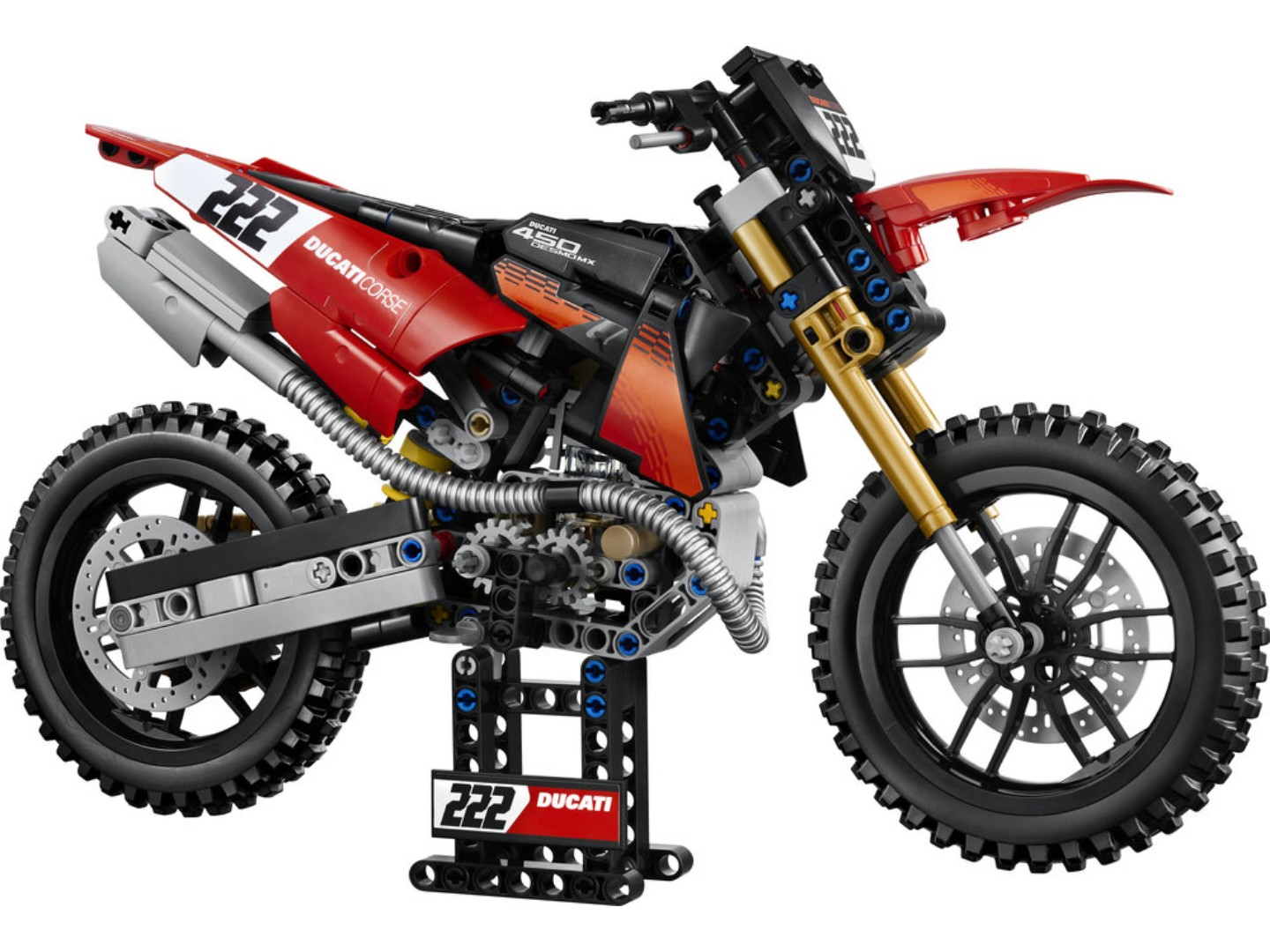 Конструктор LEGO Technic Мотоцикл Ducati Desmo450 MX Factory (42238) — фото 3