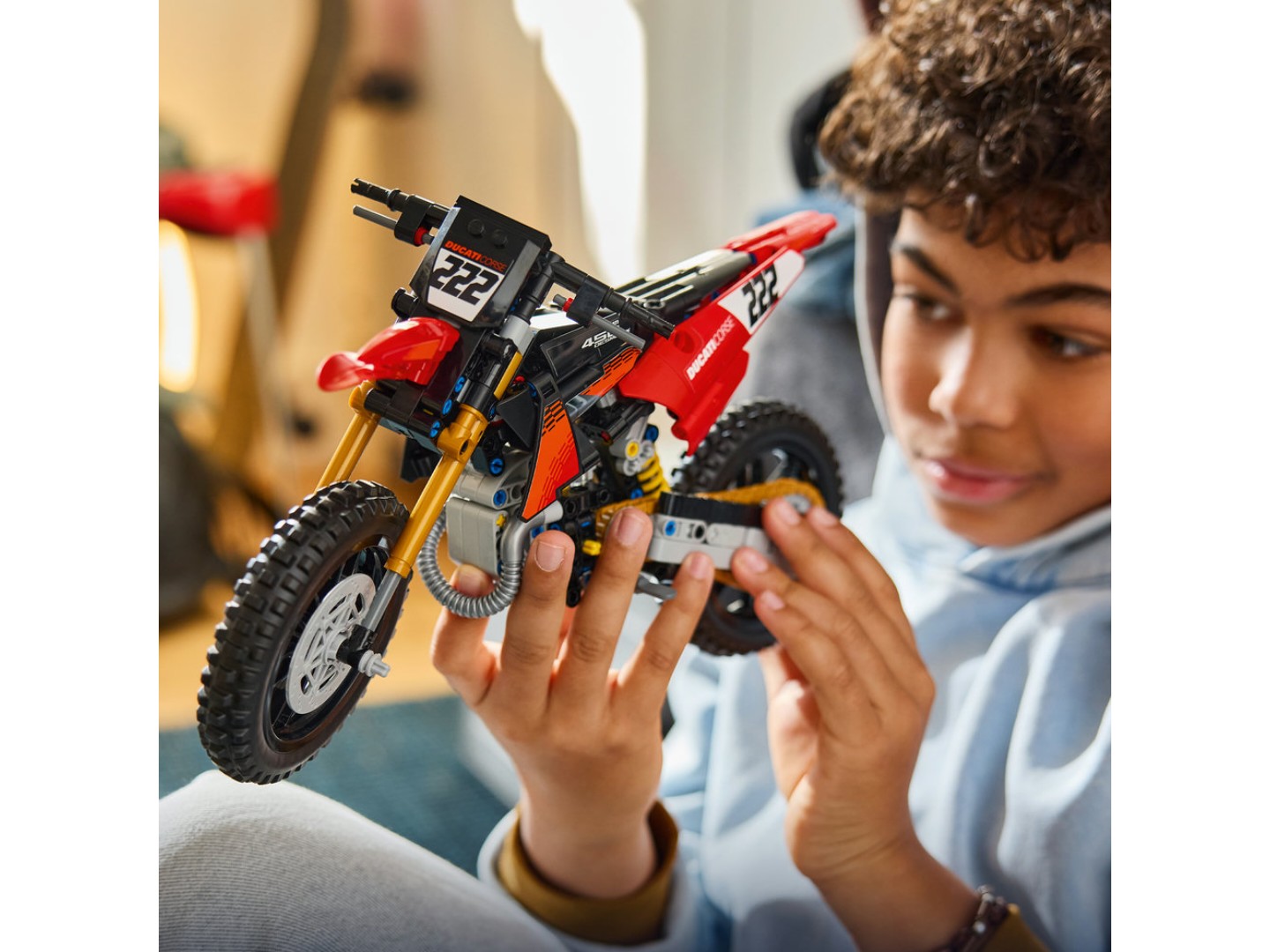 Конструктор LEGO Technic Мотоцикл Ducati Desmo450 MX Factory (42238) — фото 8