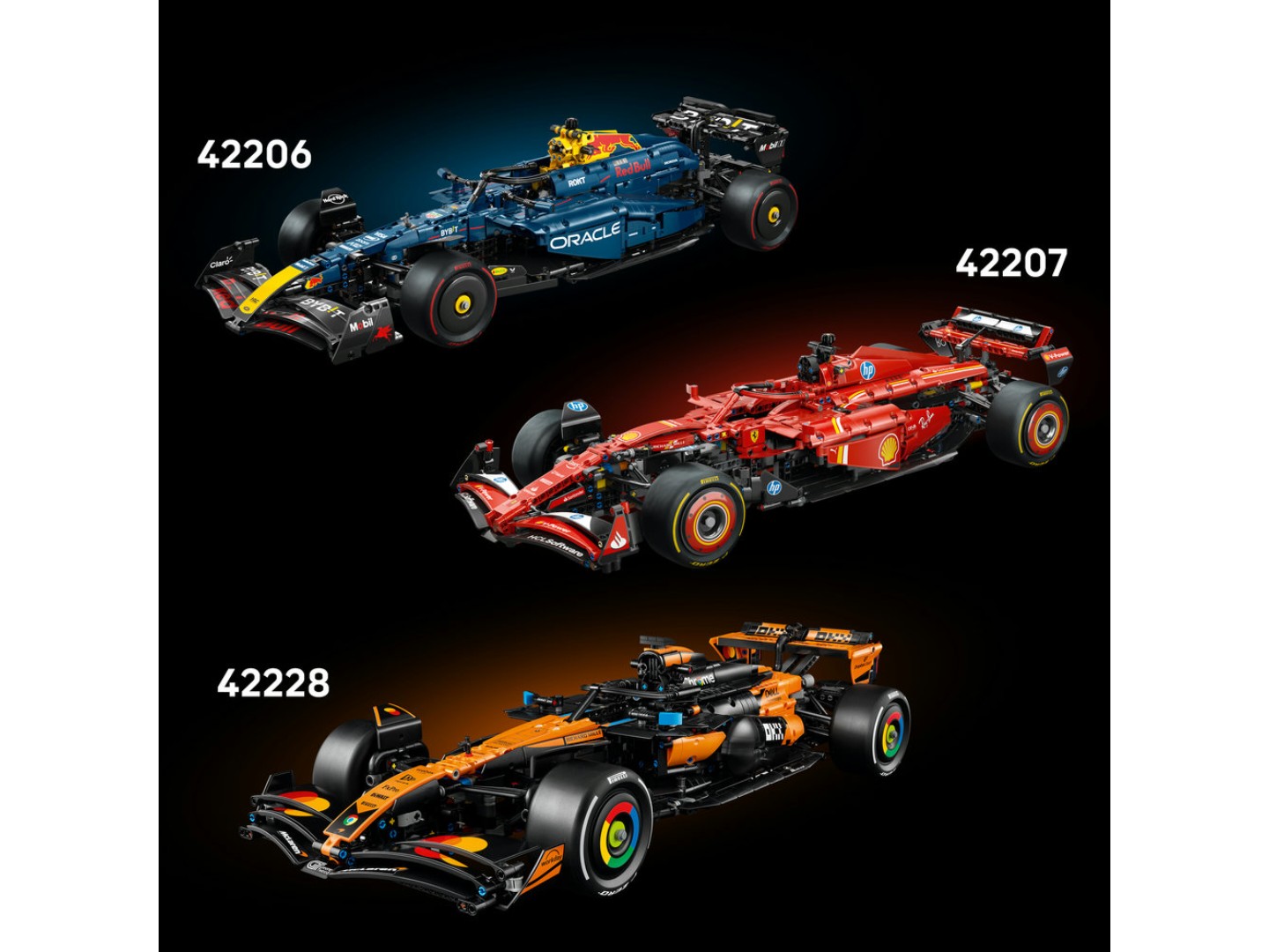 Конструктор LEGO Technic Автомобіль «Формули-1» Aston Martin Aramco AMR25 (42240) — фото 9
