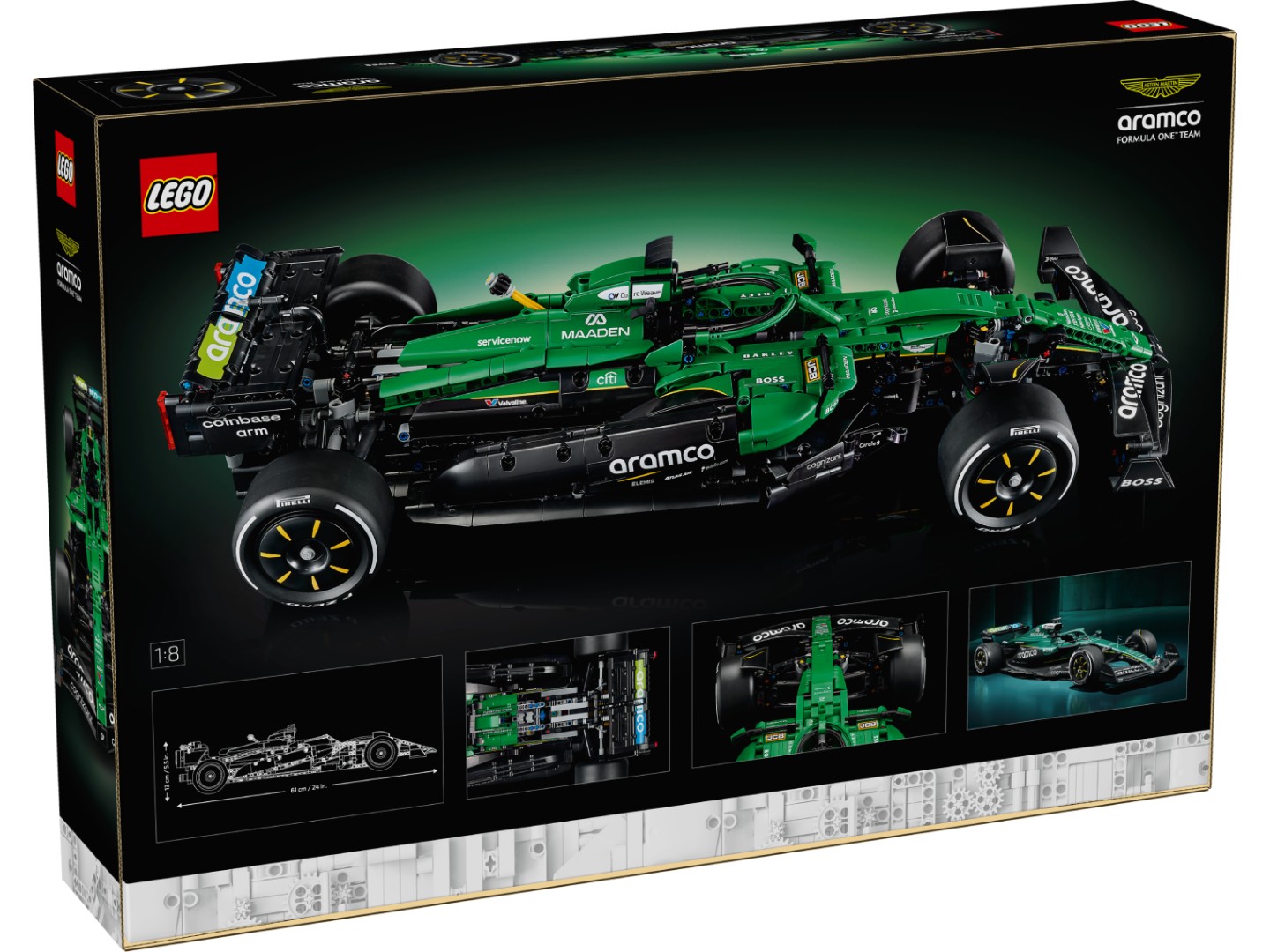 Конструктор LEGO Technic Автомобіль «Формули-1» Aston Martin Aramco AMR25 (42240) — фото 11