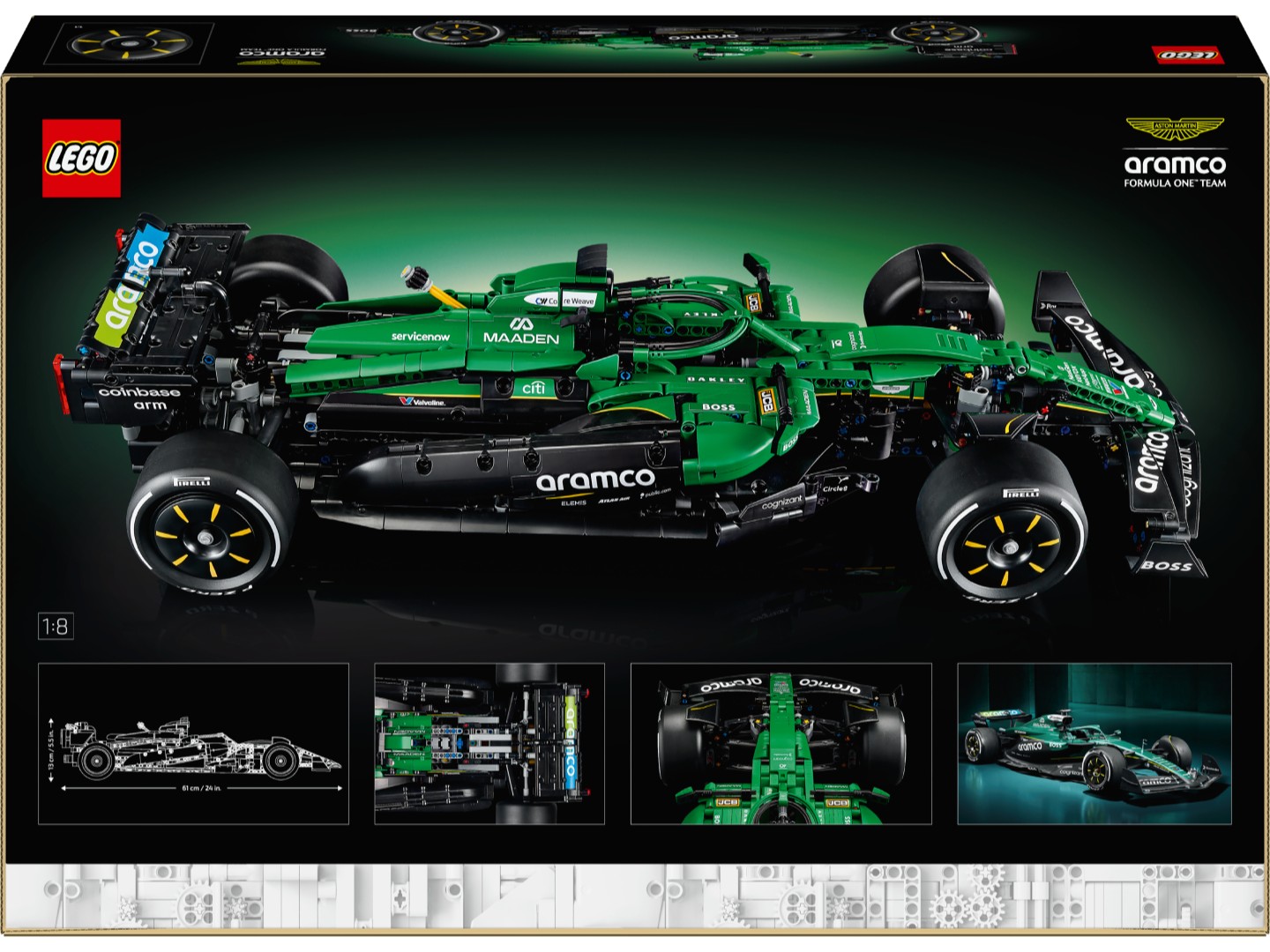 Конструктор LEGO Technic Автомобіль «Формули-1» Aston Martin Aramco AMR25 (42240) — фото 12