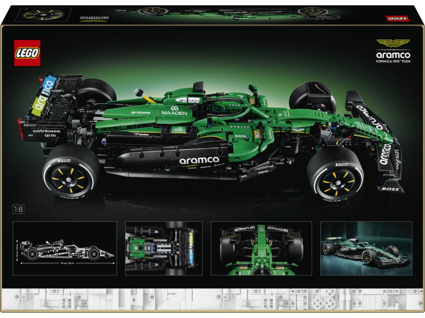 Конструктор LEGO Technic Автомобіль «Формули-1» Aston Martin Aramco AMR25 (42240) — фото 2