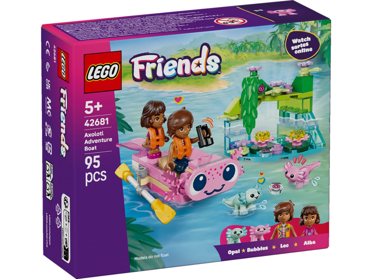Конструктор LEGO Friends Пригодницький човен «Аксолотль» (42681) — фото 11