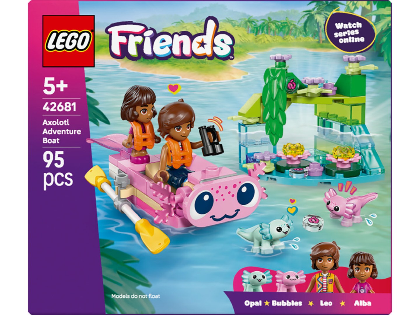 Конструктор LEGO Friends Пригодницький човен «Аксолотль» (42681) — фото 12